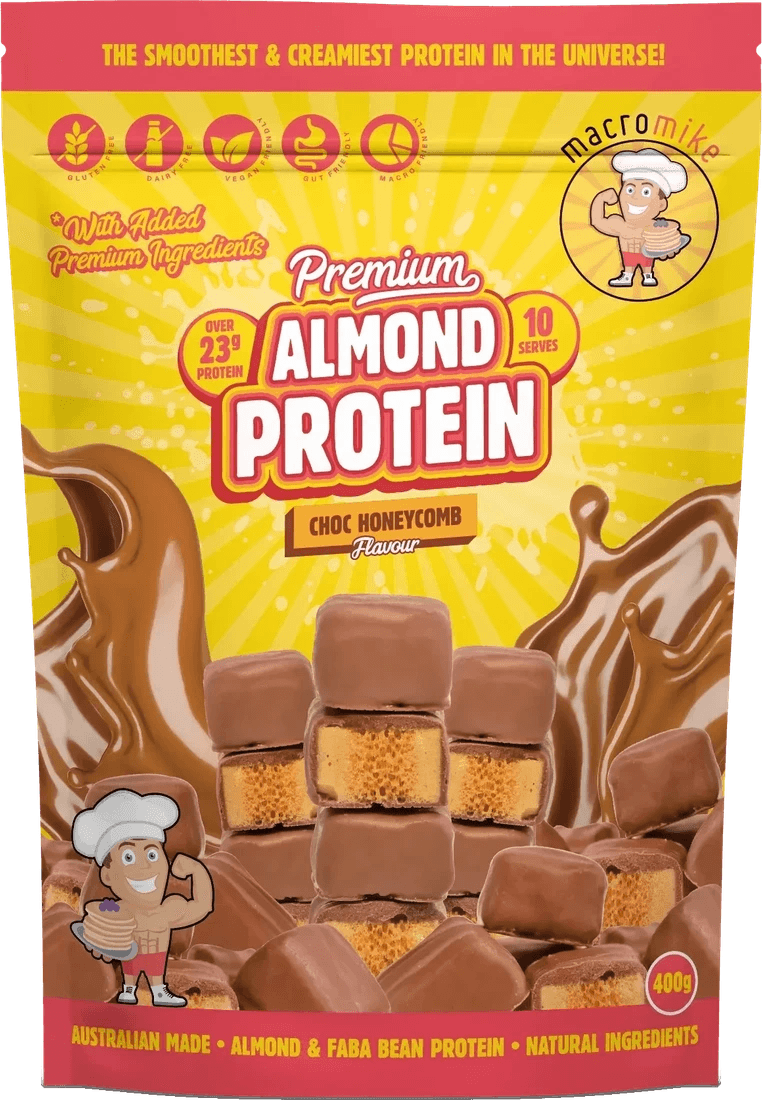 Macro Mike premium almond protein pouch