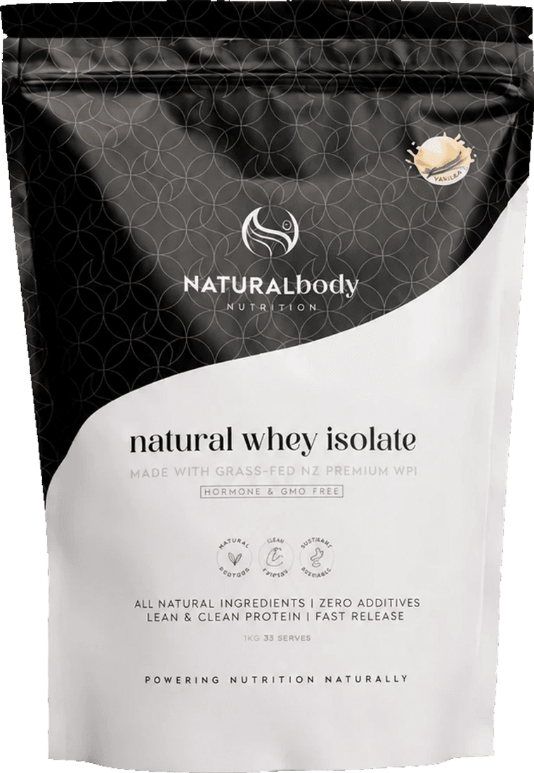 Natural Body Nutrition natural whey isolate pouch, vanilla