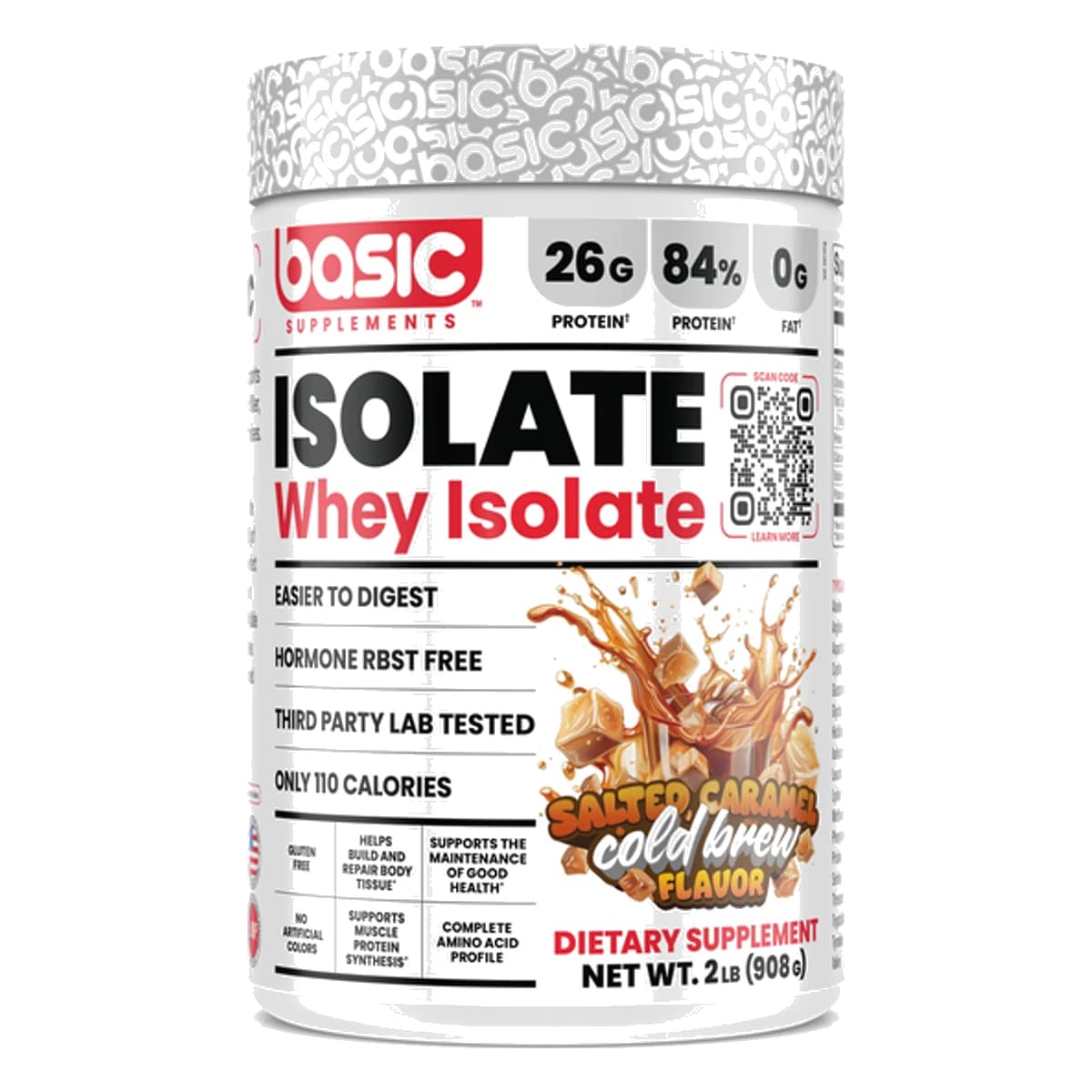 Basic Supplements Whey Isolate - Salted Caramel Cold Brew