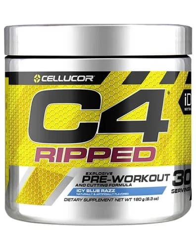 C4 Ripped Pre-workout, Icy Blue Razz