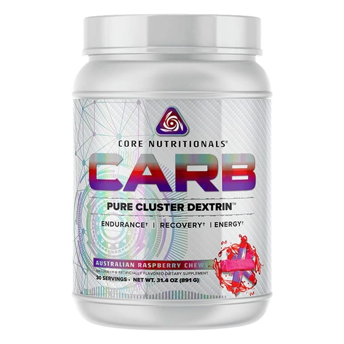 Core Nutritionals Carb Australian Raspberry Chews 30 Serves