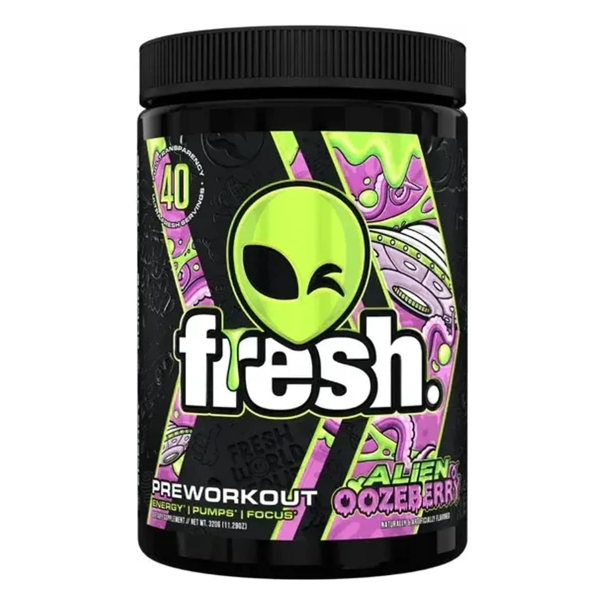 Fresh Pre-workout Alien Ooze Berry 40 Serves