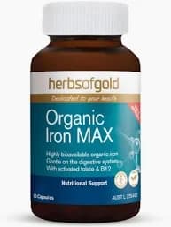 Herbs Of Gold Organic Iron Max