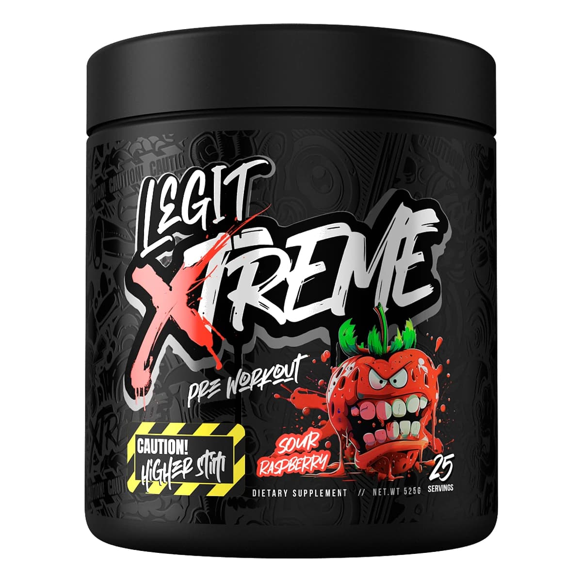 Legit Xtreme Pre Workout, Sour Raspberry