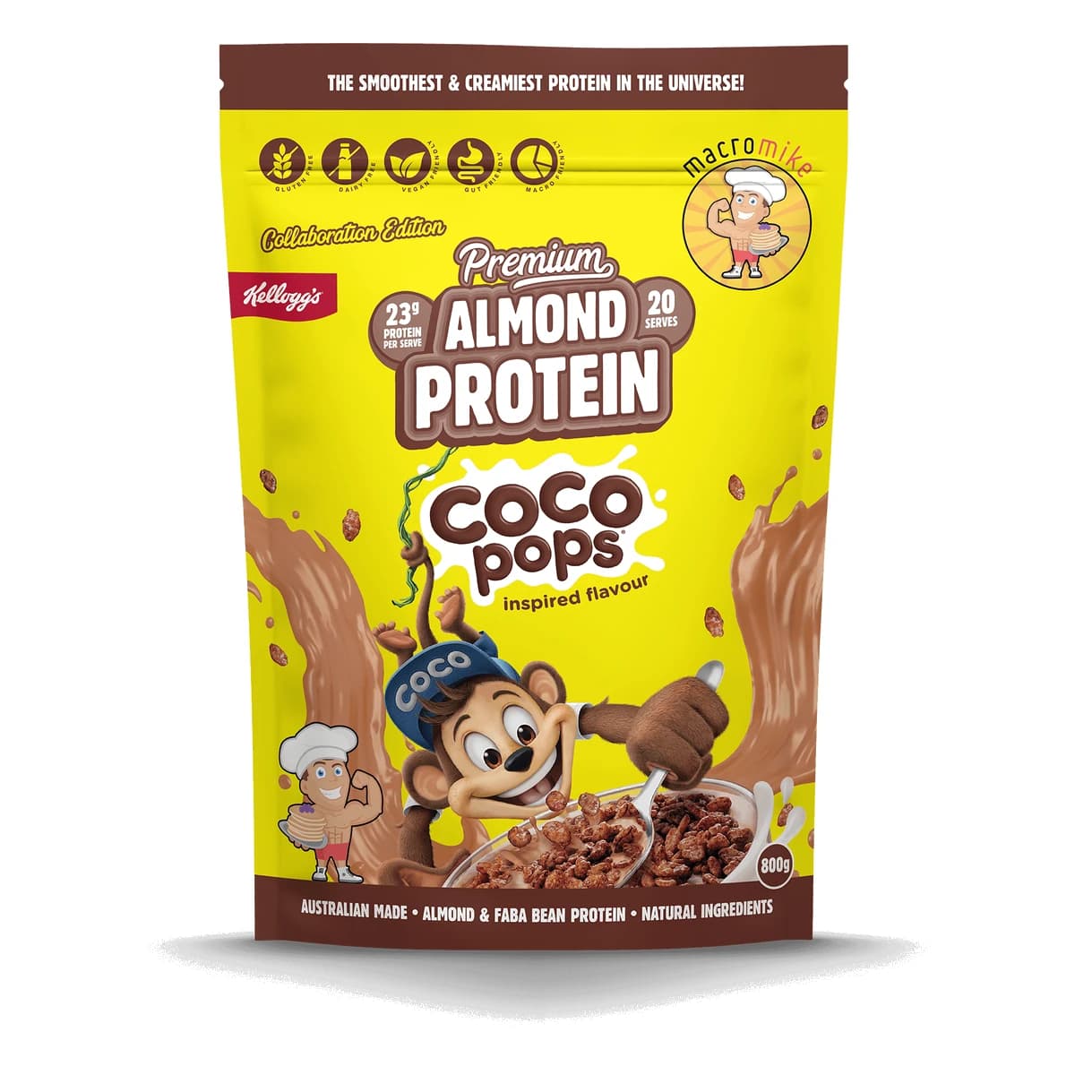 Macro Mike Almond Protein, Coco Pops