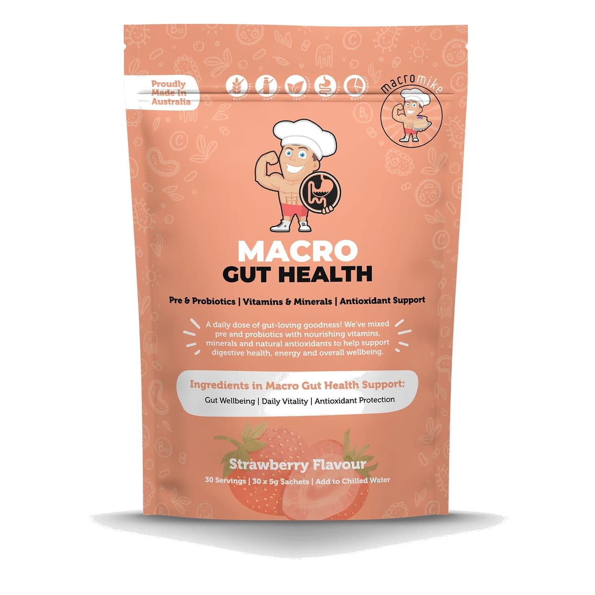 Macro Mike Gut Health Strawberry