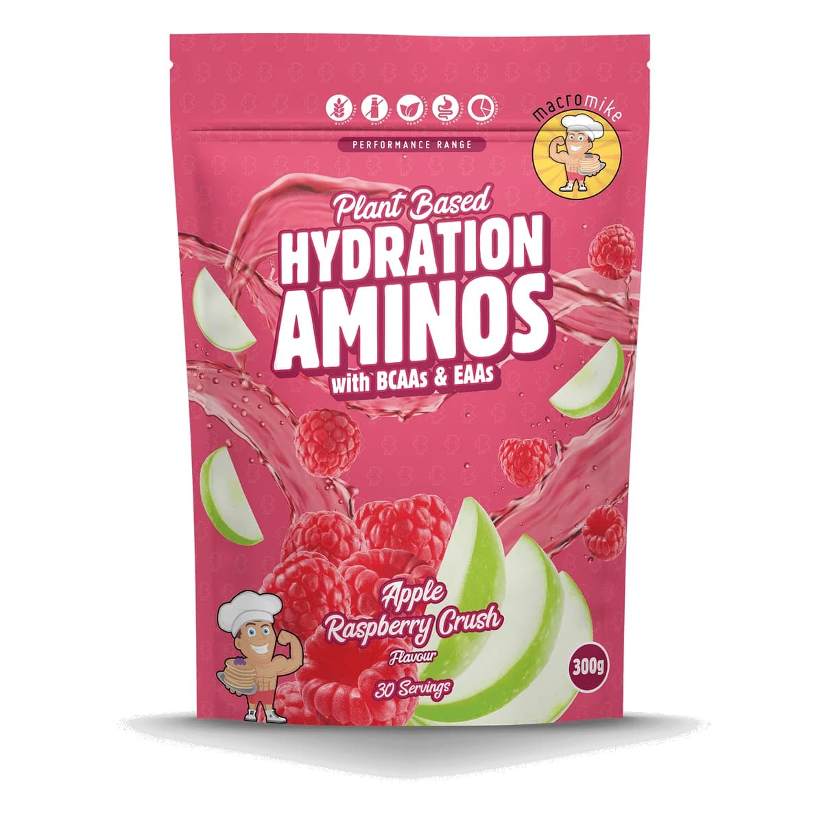 Macro Mike Hydration Aminos, Apple Raspberry Crush