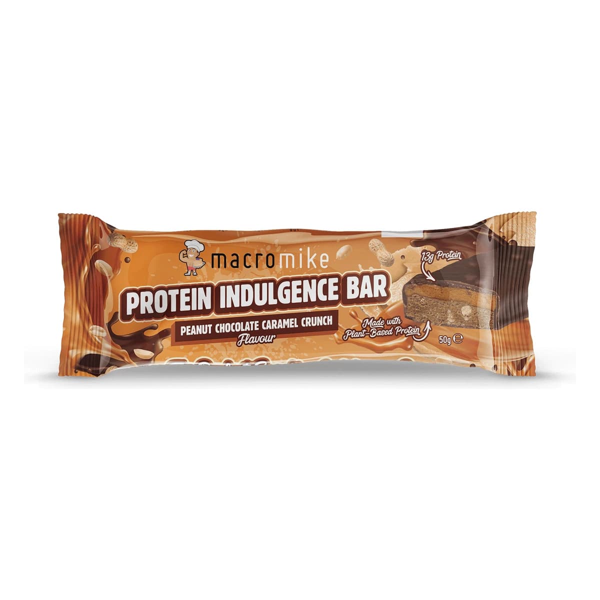 Macro Mike Protein Bar - Peanut Choc Caramel Crunch