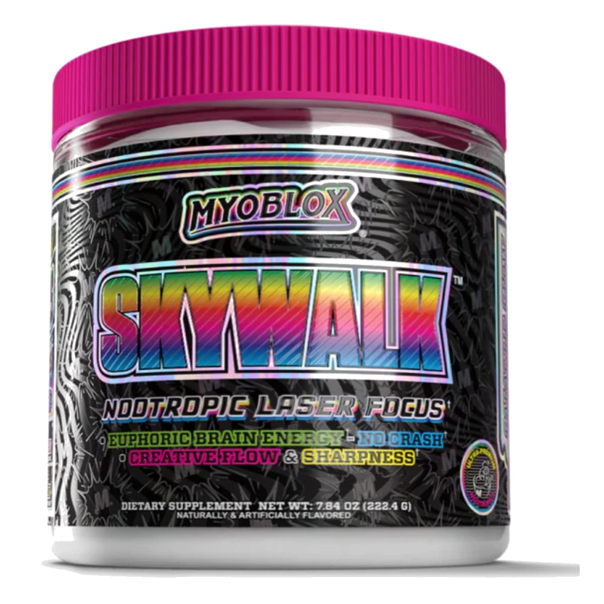 Myoblox Skywalk Nootropic Brain Supplement Rainbow Haze 40 Serves