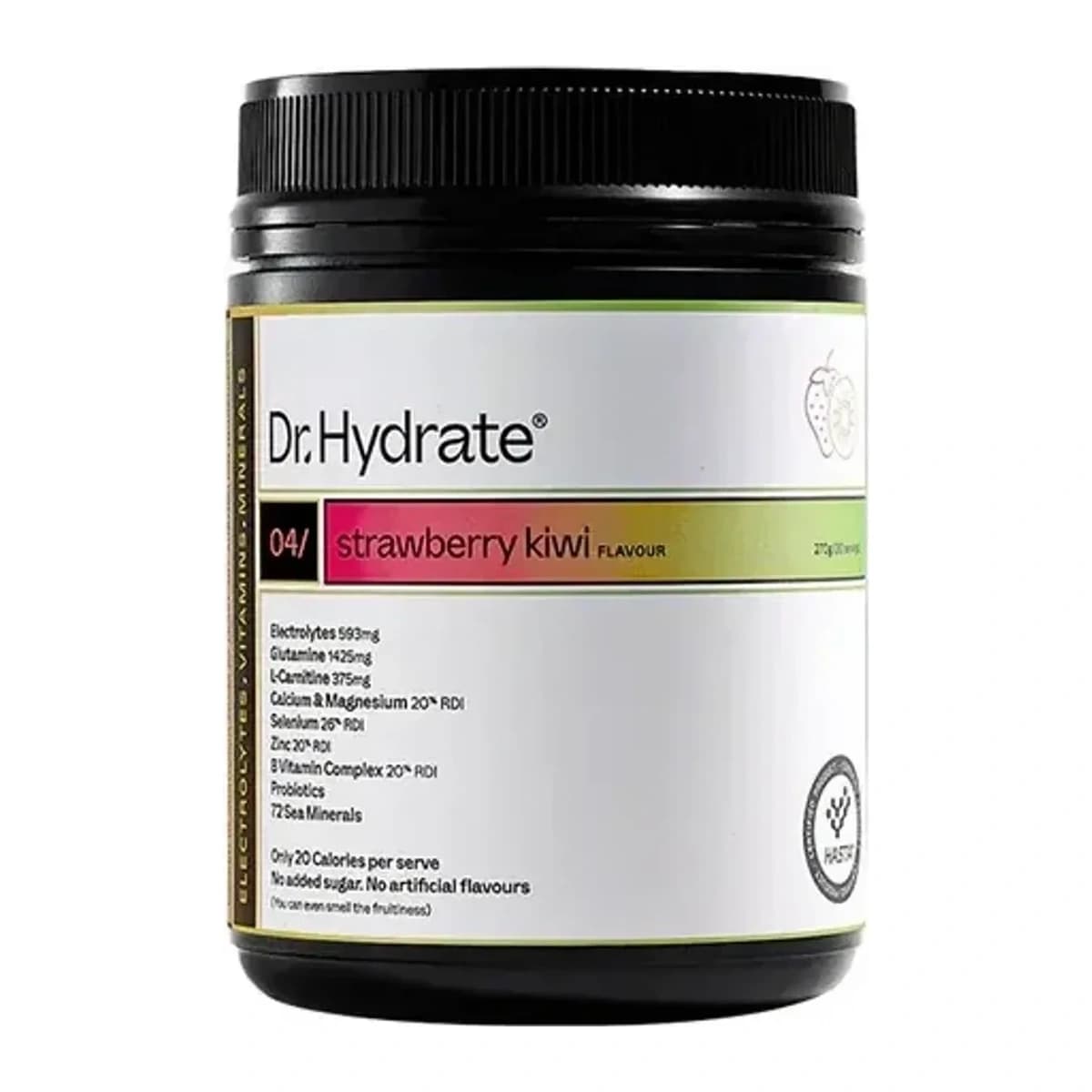 Dr. Hydrate Electrolytes Vitamins Minerals, Strawb Kiwi