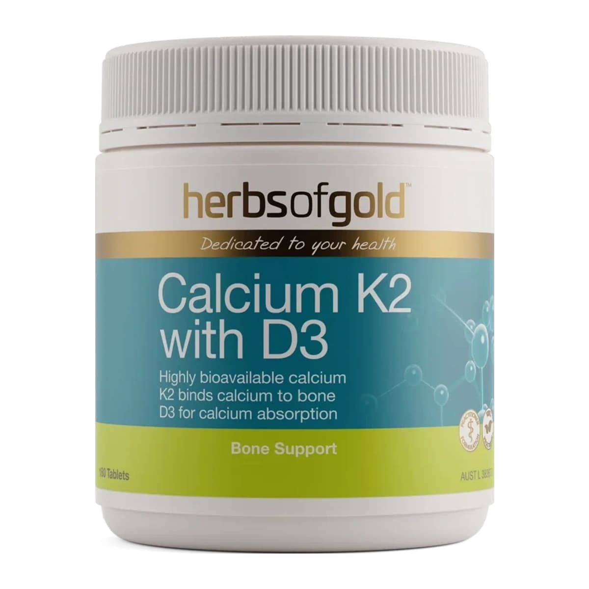 Herbs of Gold Calcium K2 D3
