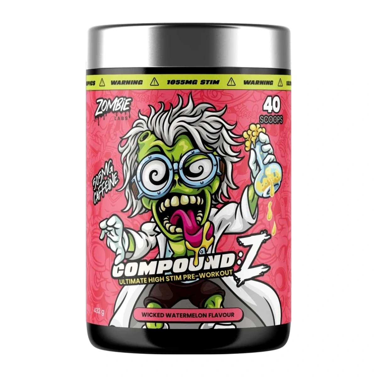 Zombie Compound Z Extreme High-Stim Wicked Watermelon 432g 40 Scoops