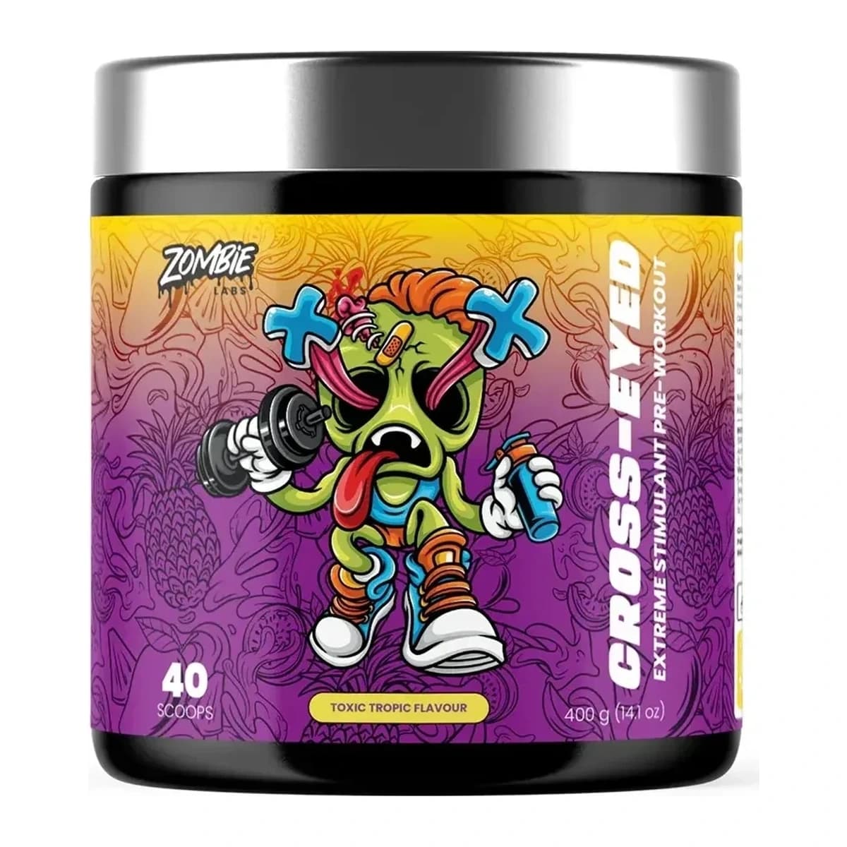 Zombie Cross Eyed Toxic Tropic 400g 40 Scoops