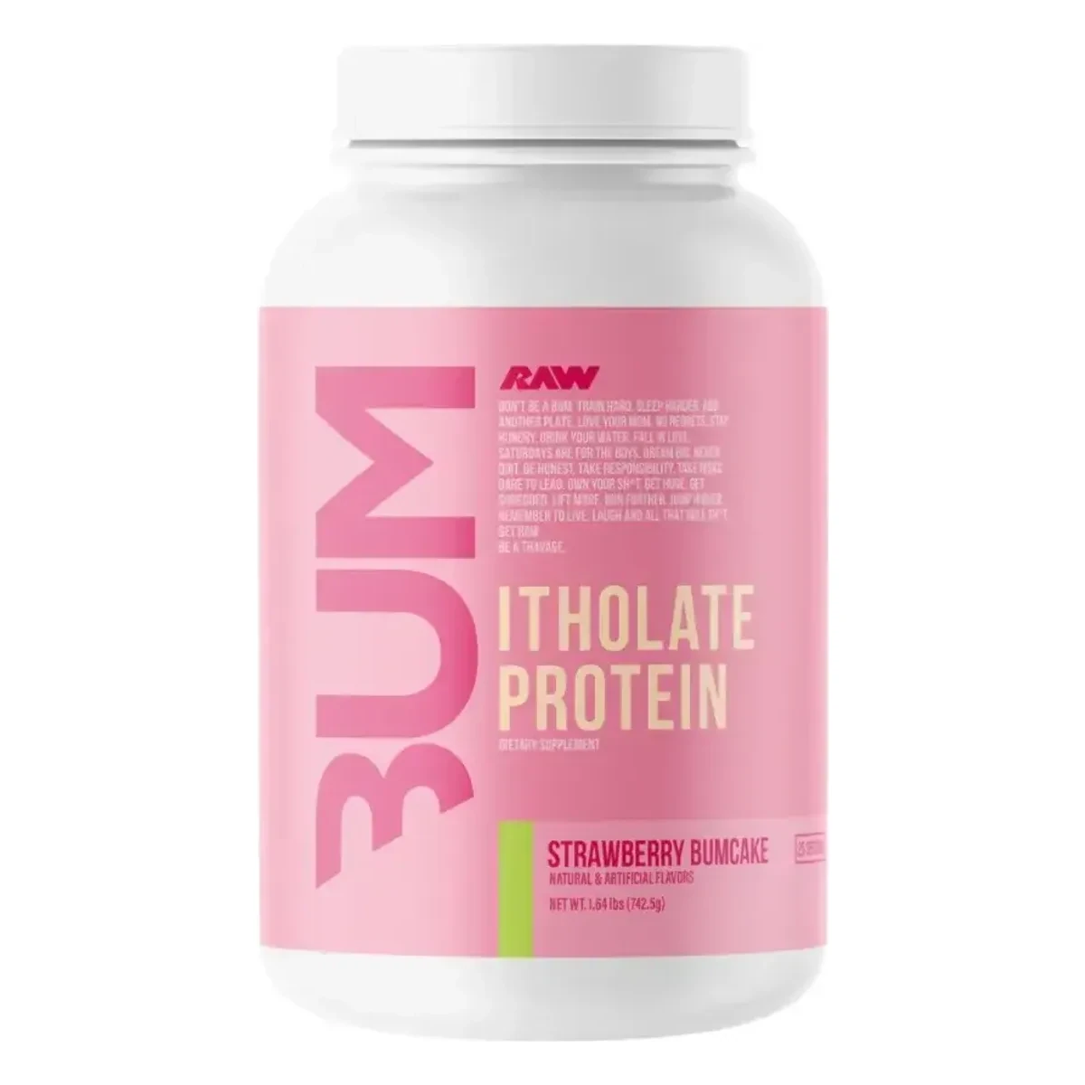 Raw Cbum Itholate Protein - Starwberry Bumcake