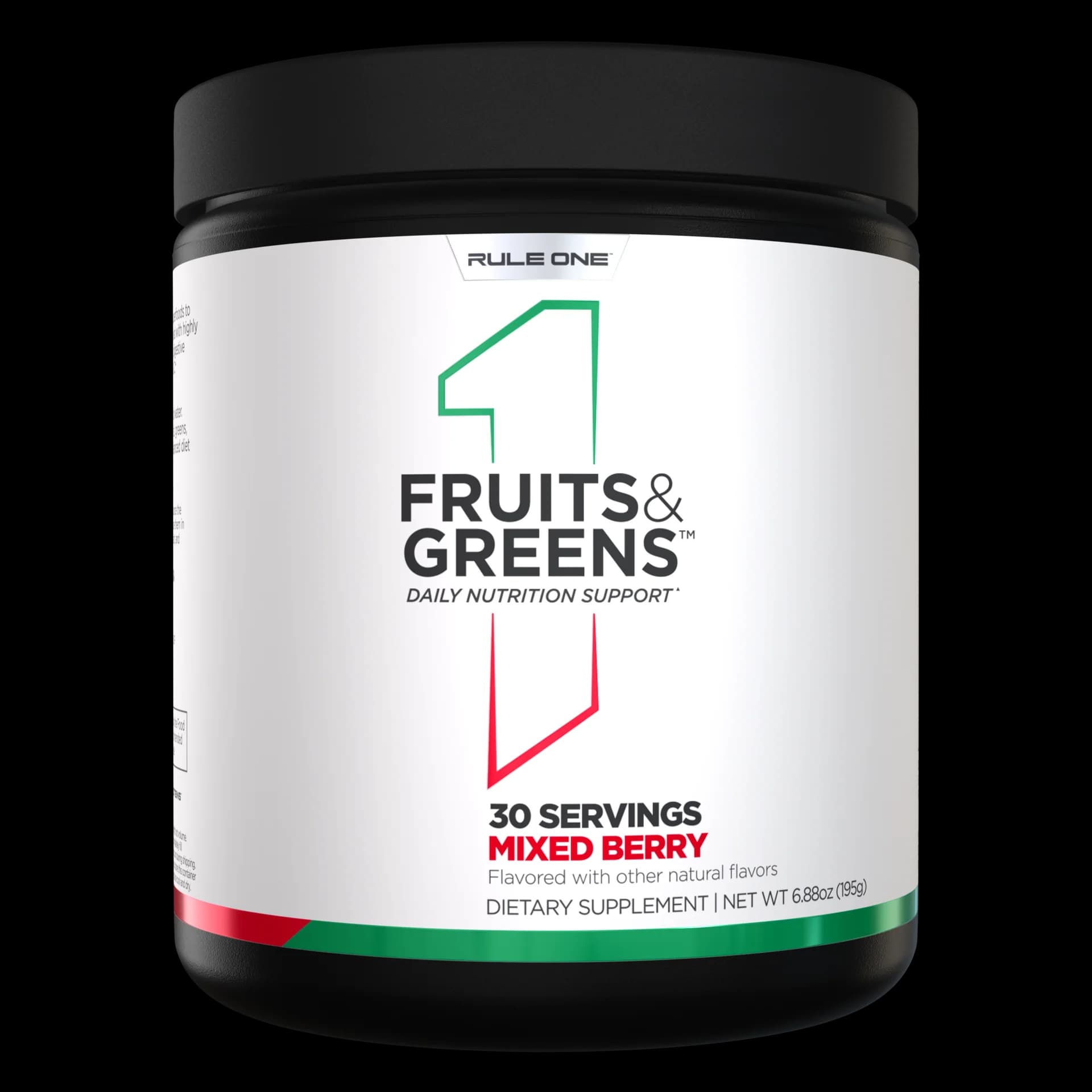 Rule 1 Fruits & Greens Mixed Berry 285g 30 Serves