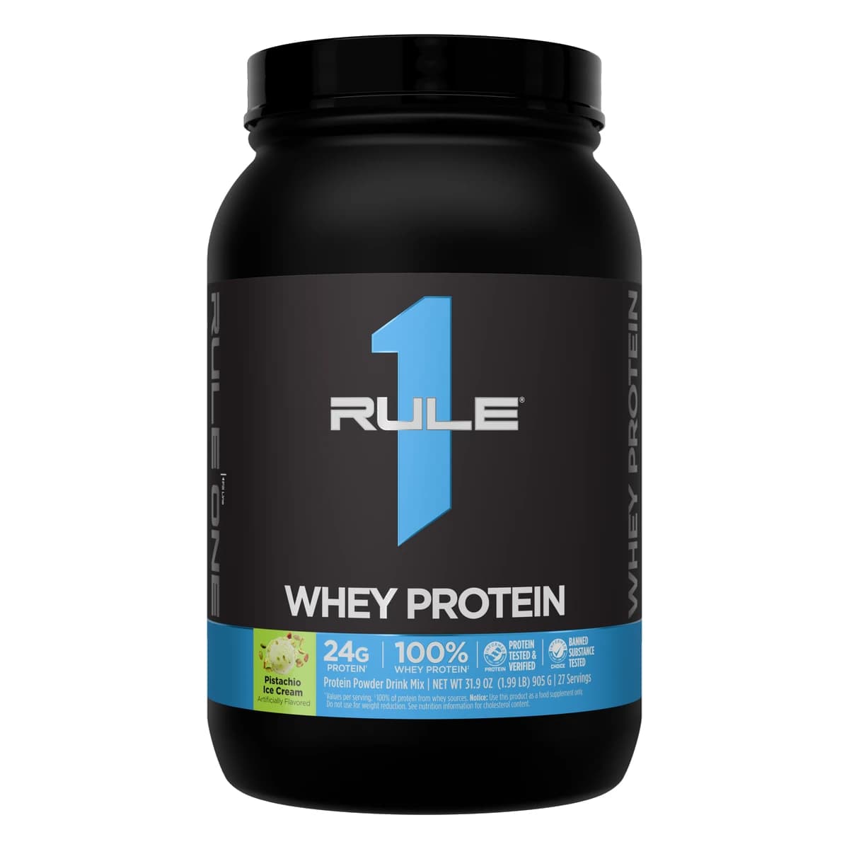 R1 WHEY PROTEIN 5LB PISTACHIO ICE CREAM 67 SERVE