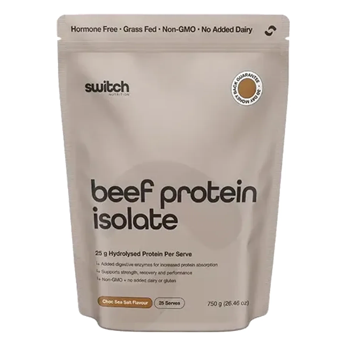 Switch Nutrition Beef Protein Isolate, Choc Sea Salt