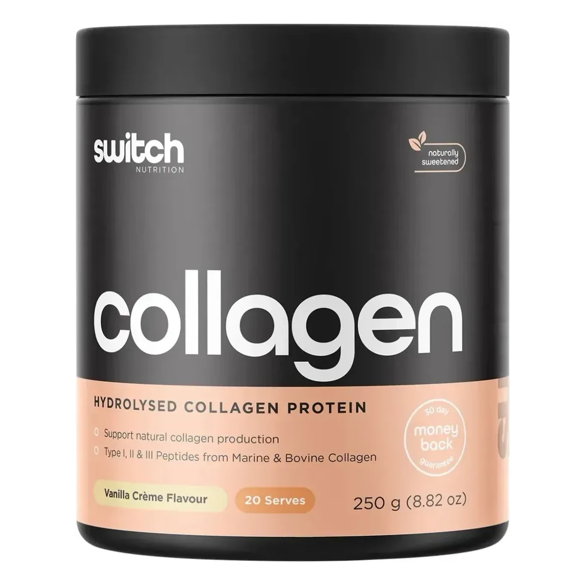 Switch Collagen Peptides Vanilla Crème 250g