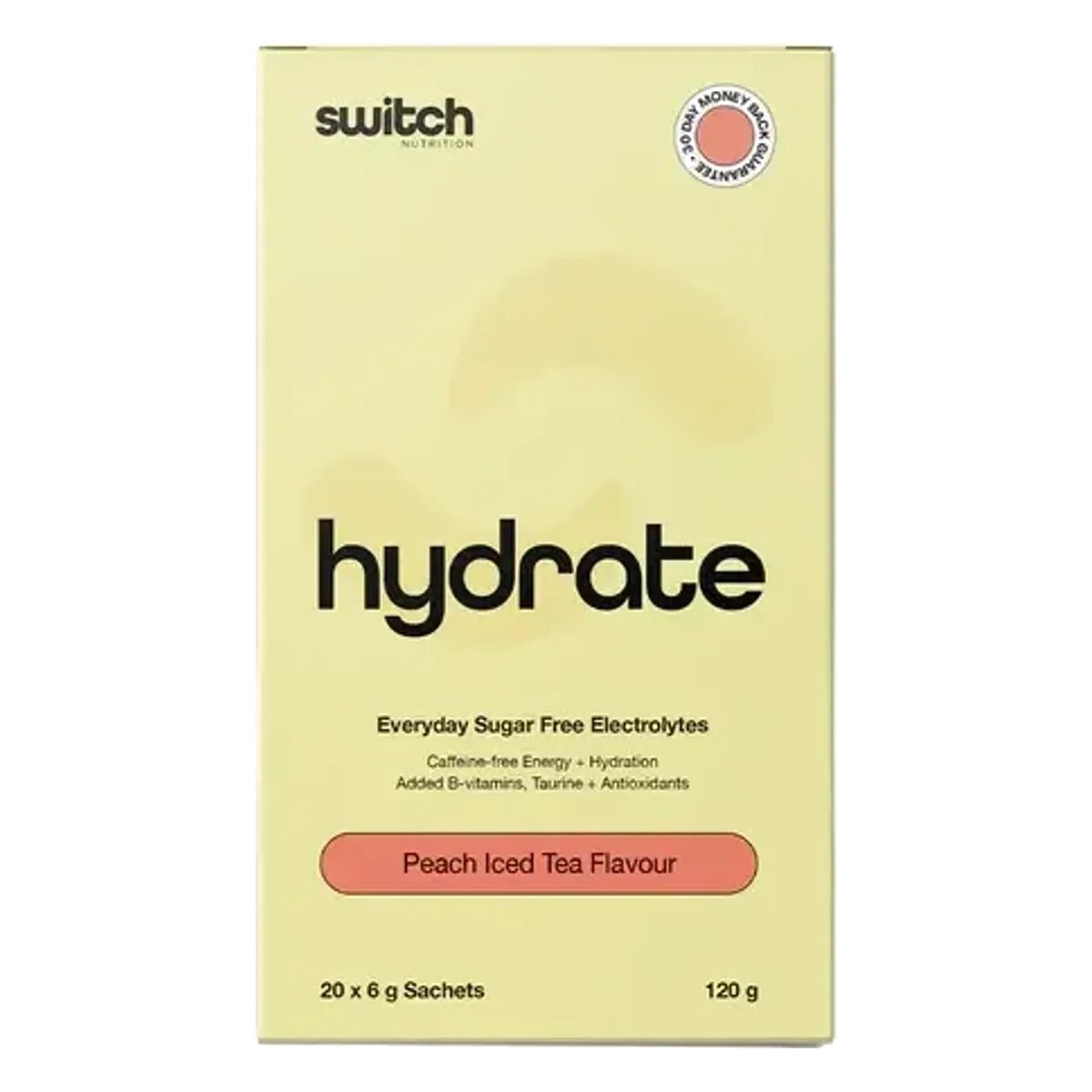 Switch Hydrate, Peach Iced Tea