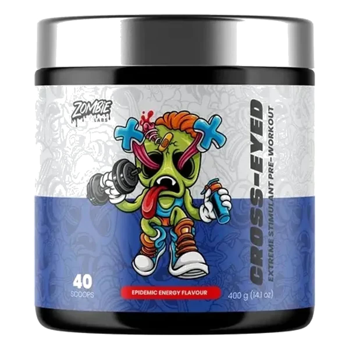 Zombie Labs Cross Eyed Epidemic Energy 400g 40 Scoops