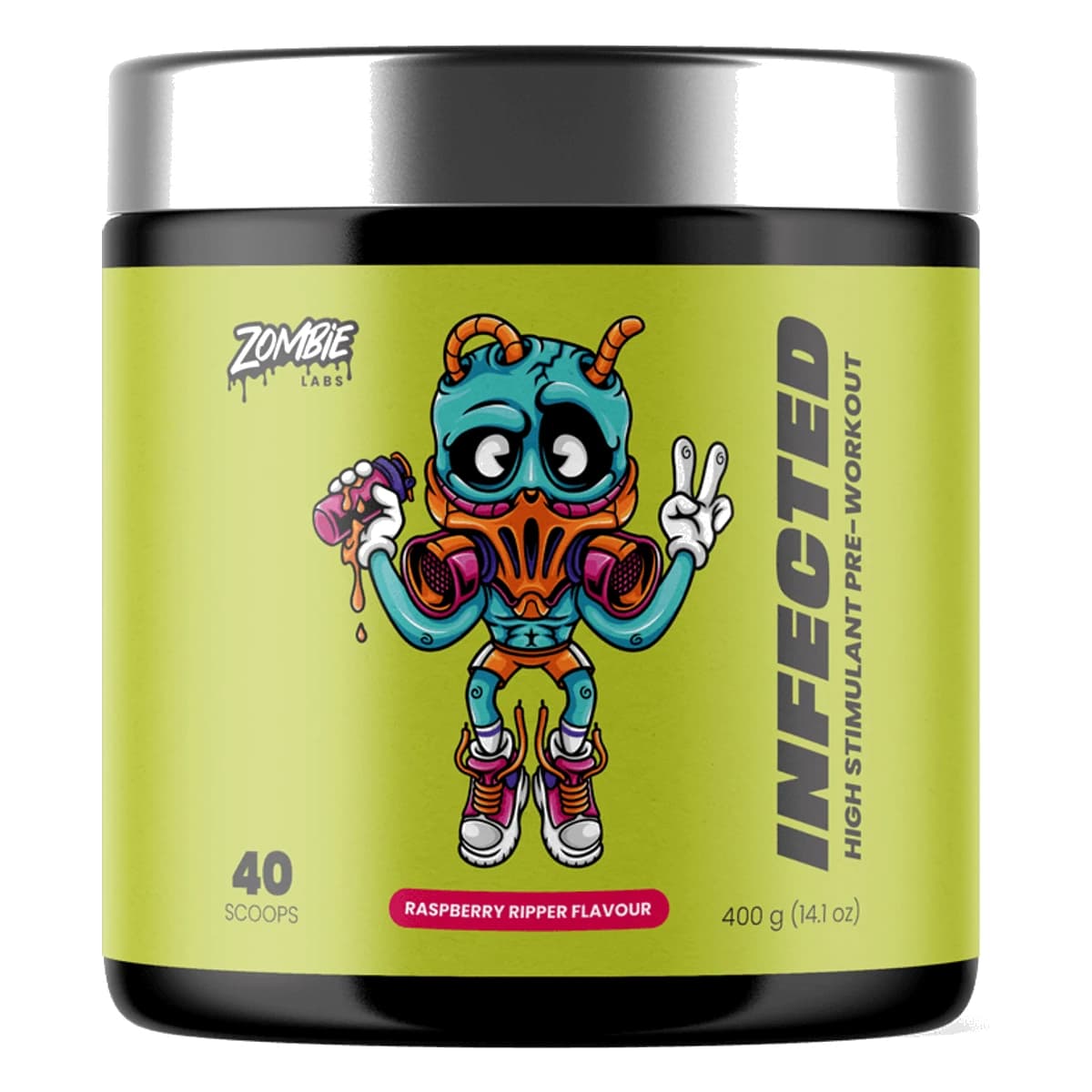Zombie Labs Infected NO BETA ALANINE Raspberry Ripper