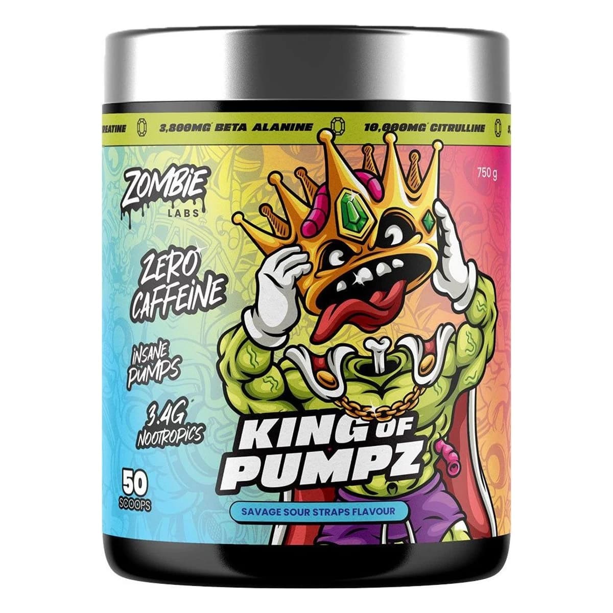 Zombie King of Pumpz Savage Sour Straps