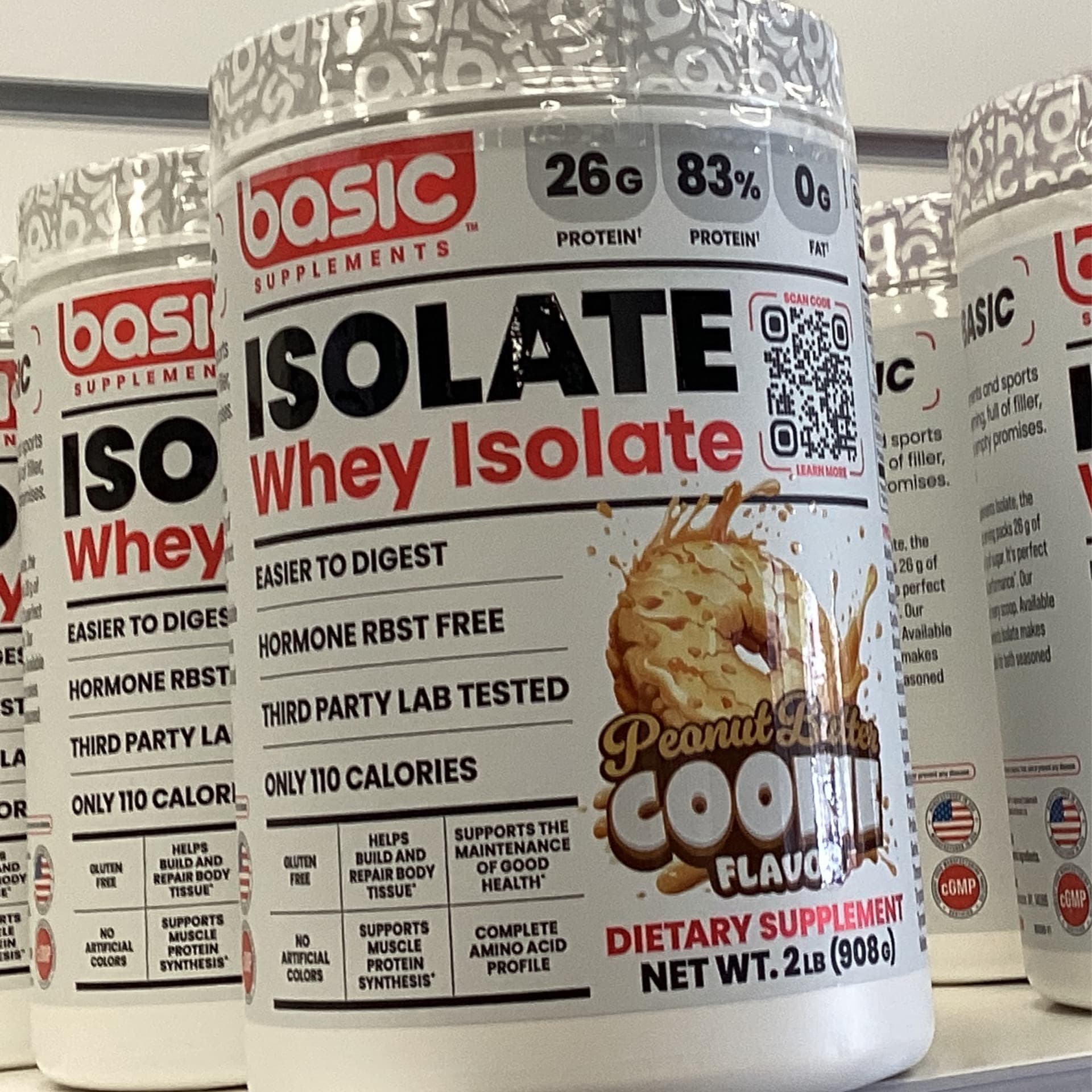 Basic Supplements Whey Isolate - Peanut Butter Cookie