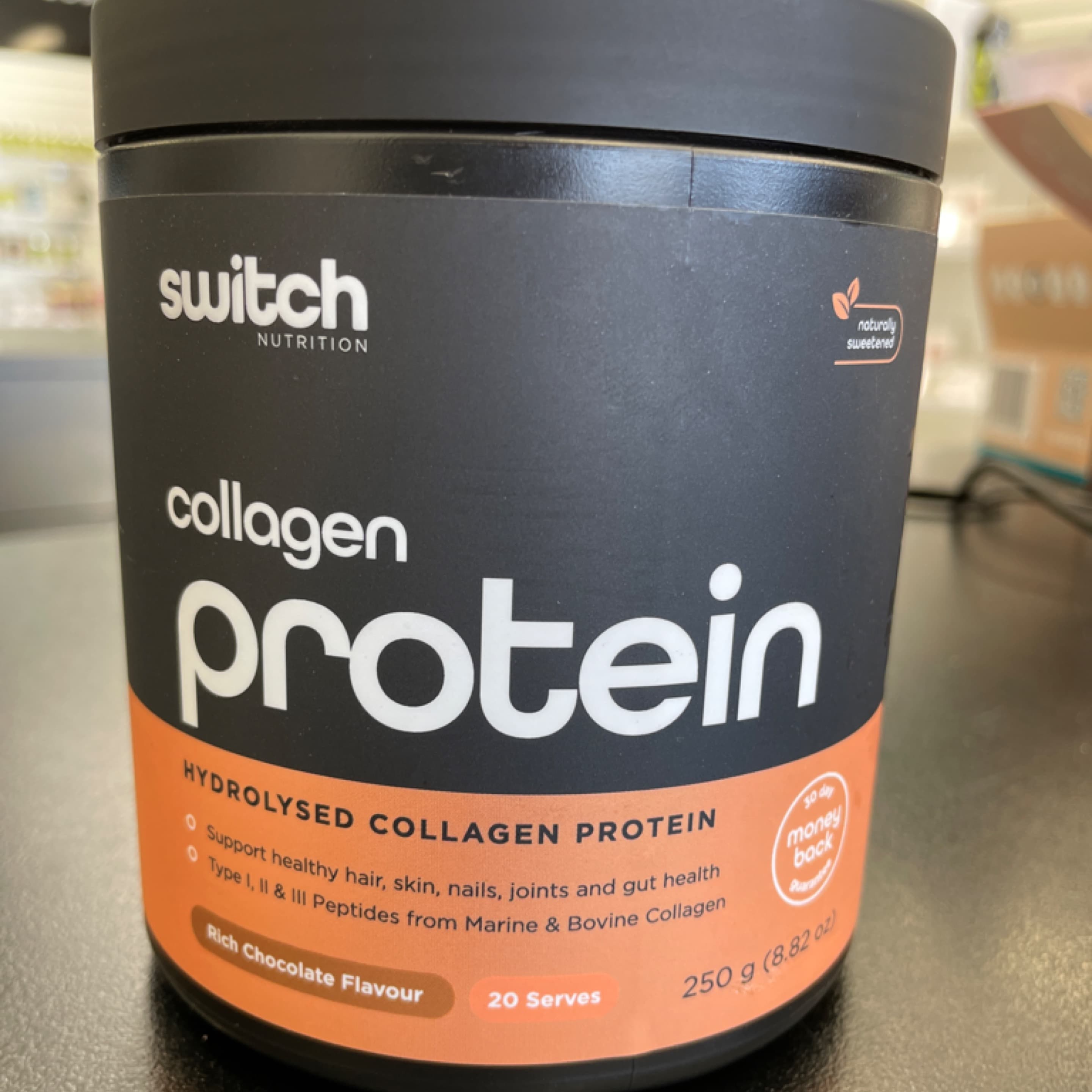 Switch Hydrolysed Collagen Rich Choc 250g