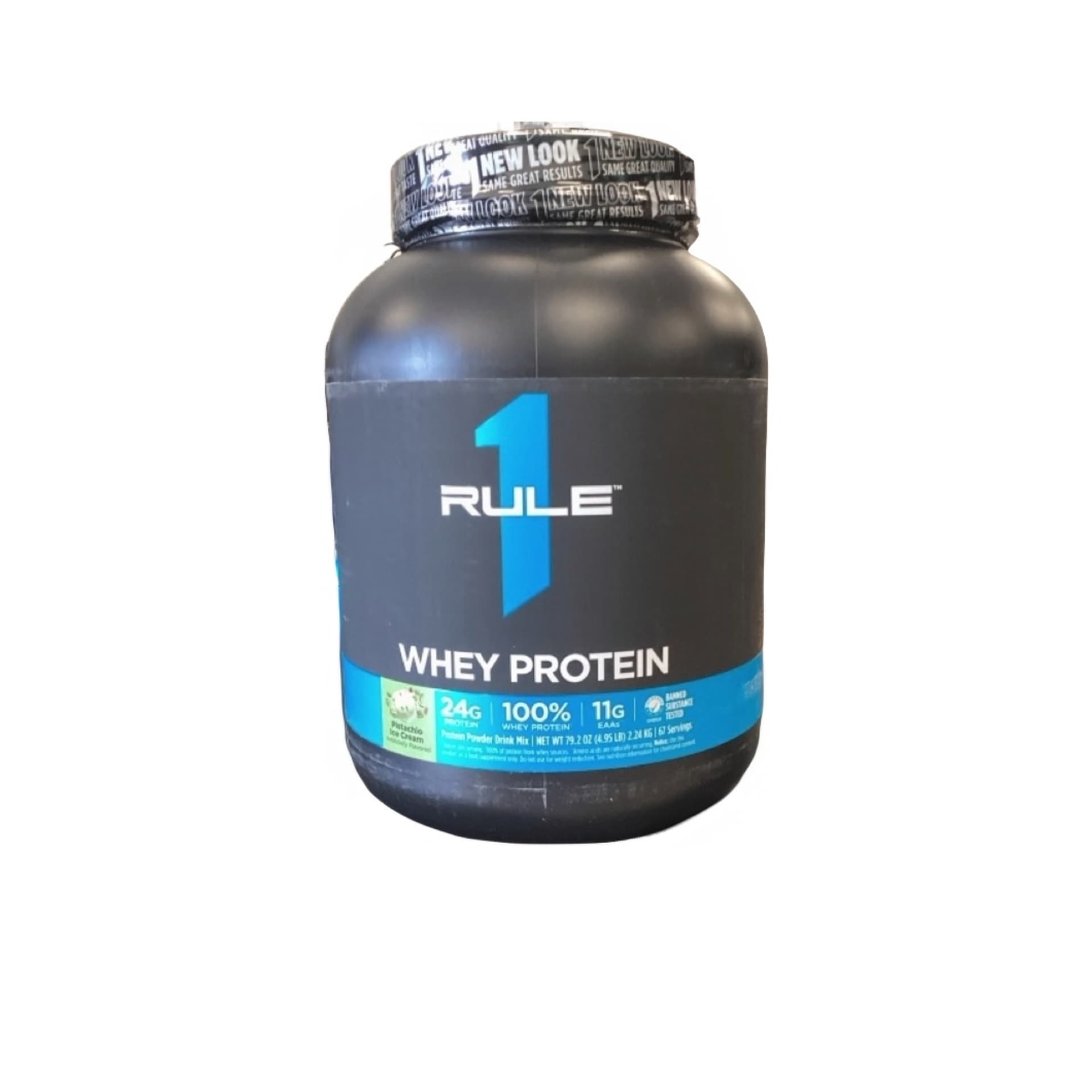 R1 WHEY PROTEIN 5LB PISTACHIO ICE CREAM 67 SERVE