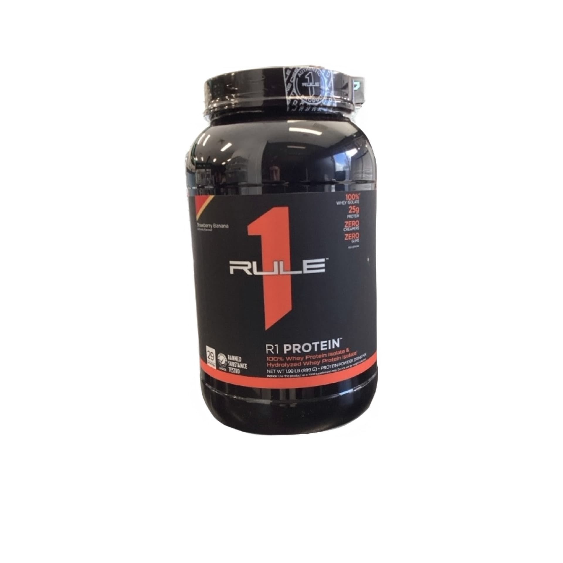 R1 PROTEIN WHEY ISOLATE 2LB STRAWBERRY BANANA 29 SERV*