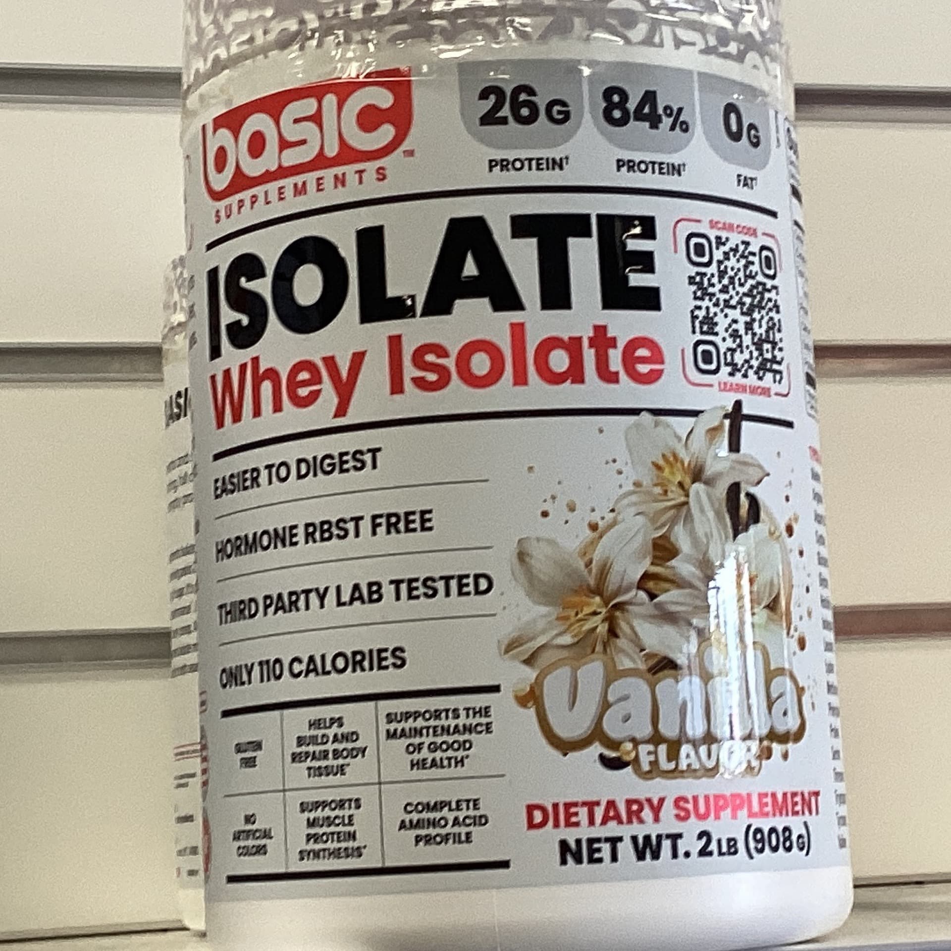Basic Supplements Whey Isolate - Vanilla