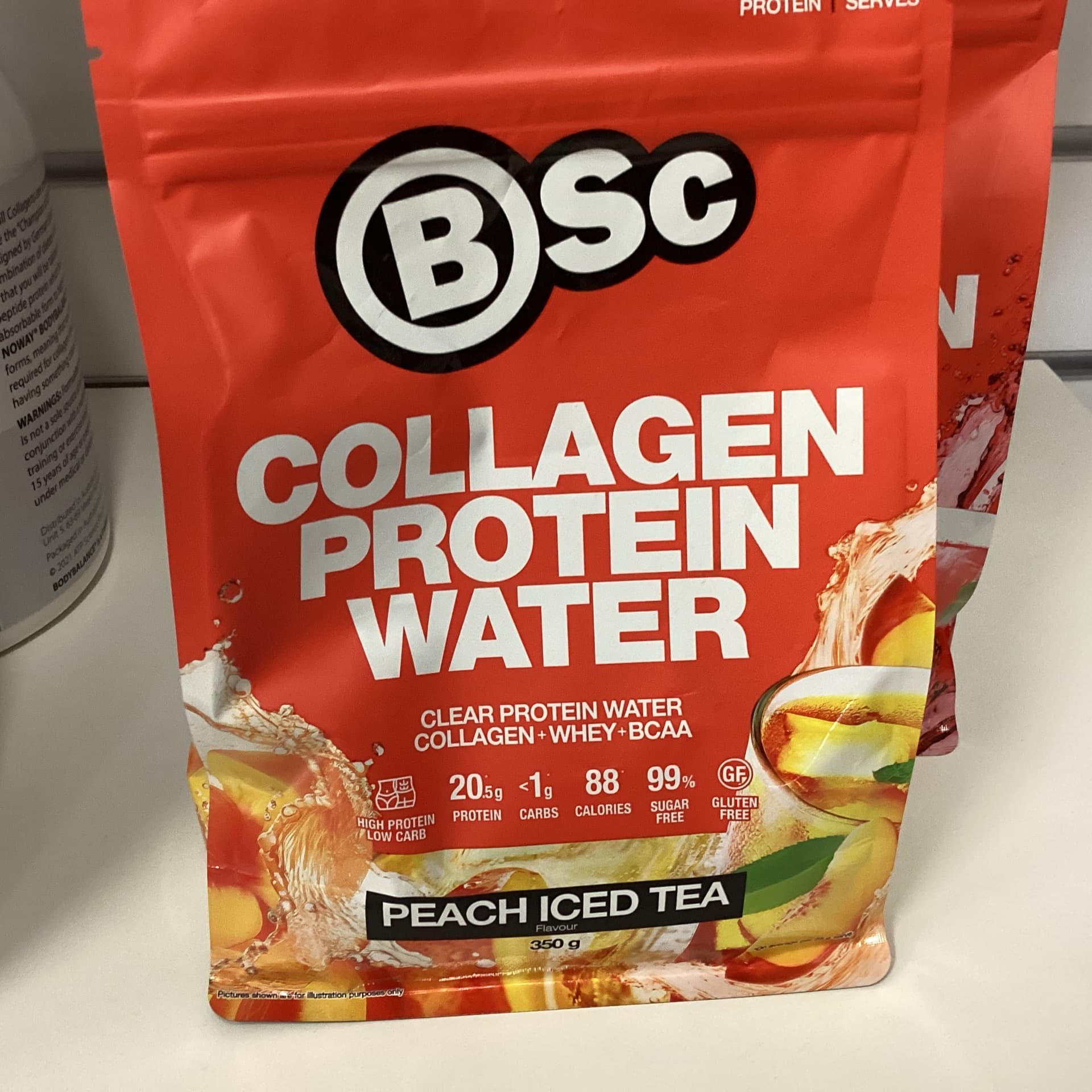 BSC Collagen Protein Water - Peach iced tea