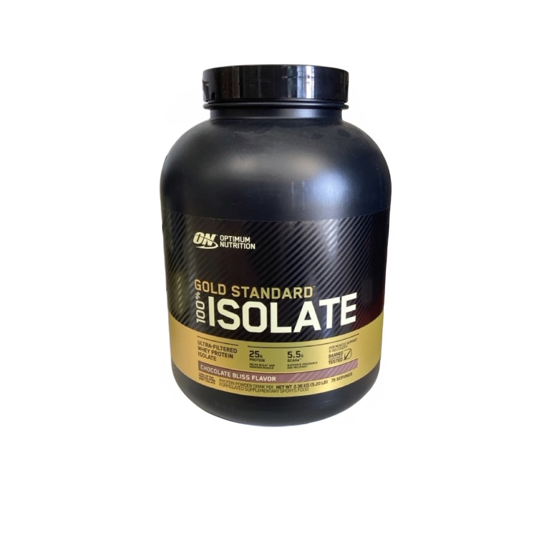 ON GOLD STANDARD 100% ISOLATE 2.36KG 76 SERVE CHOCOLATE