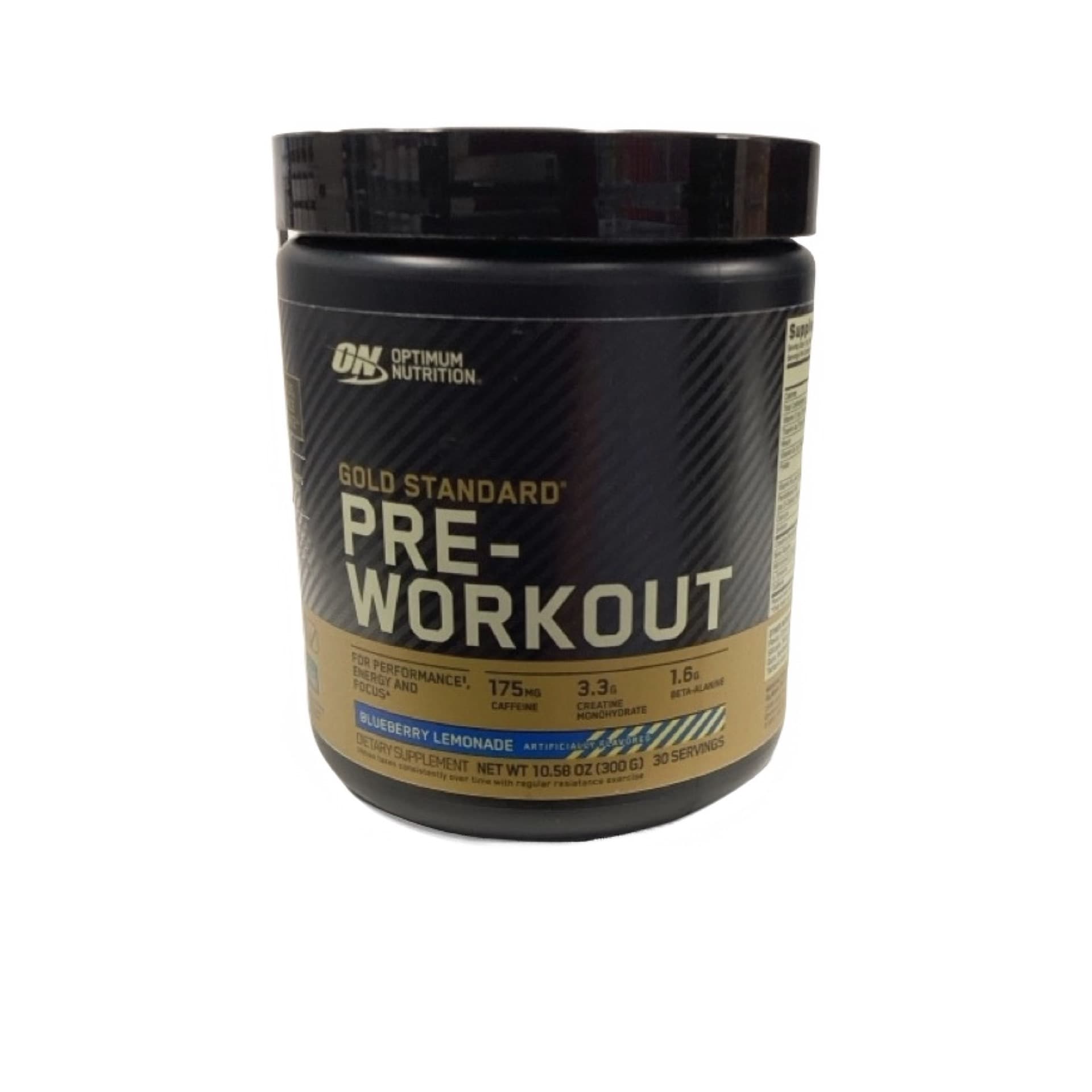 ON GOLD STANDARD PRE-WORKOUT 300G 30 SERVE BLUEBERRY LEMONADE