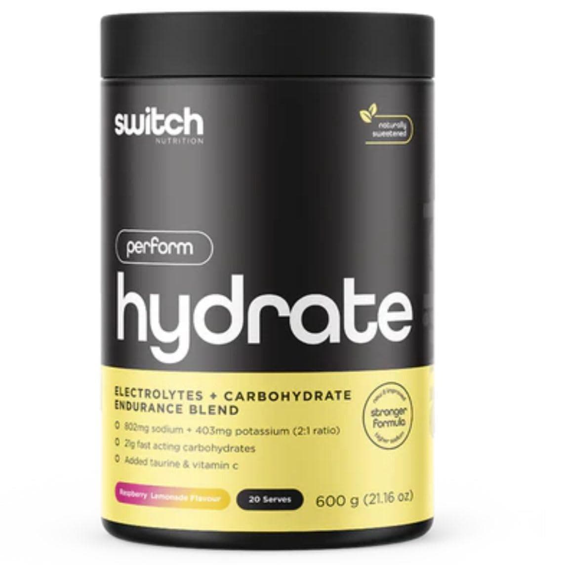 Switch Hydrate Perform Raspberry Lemonade 600g
