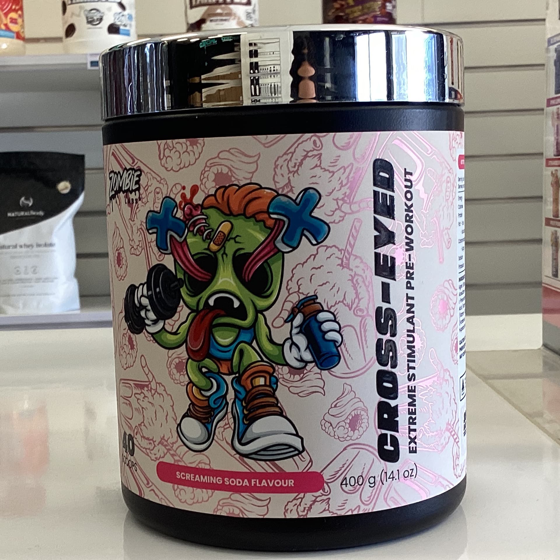Zombie Labs Cross Eyed Pre-Workout - Screaming Soda