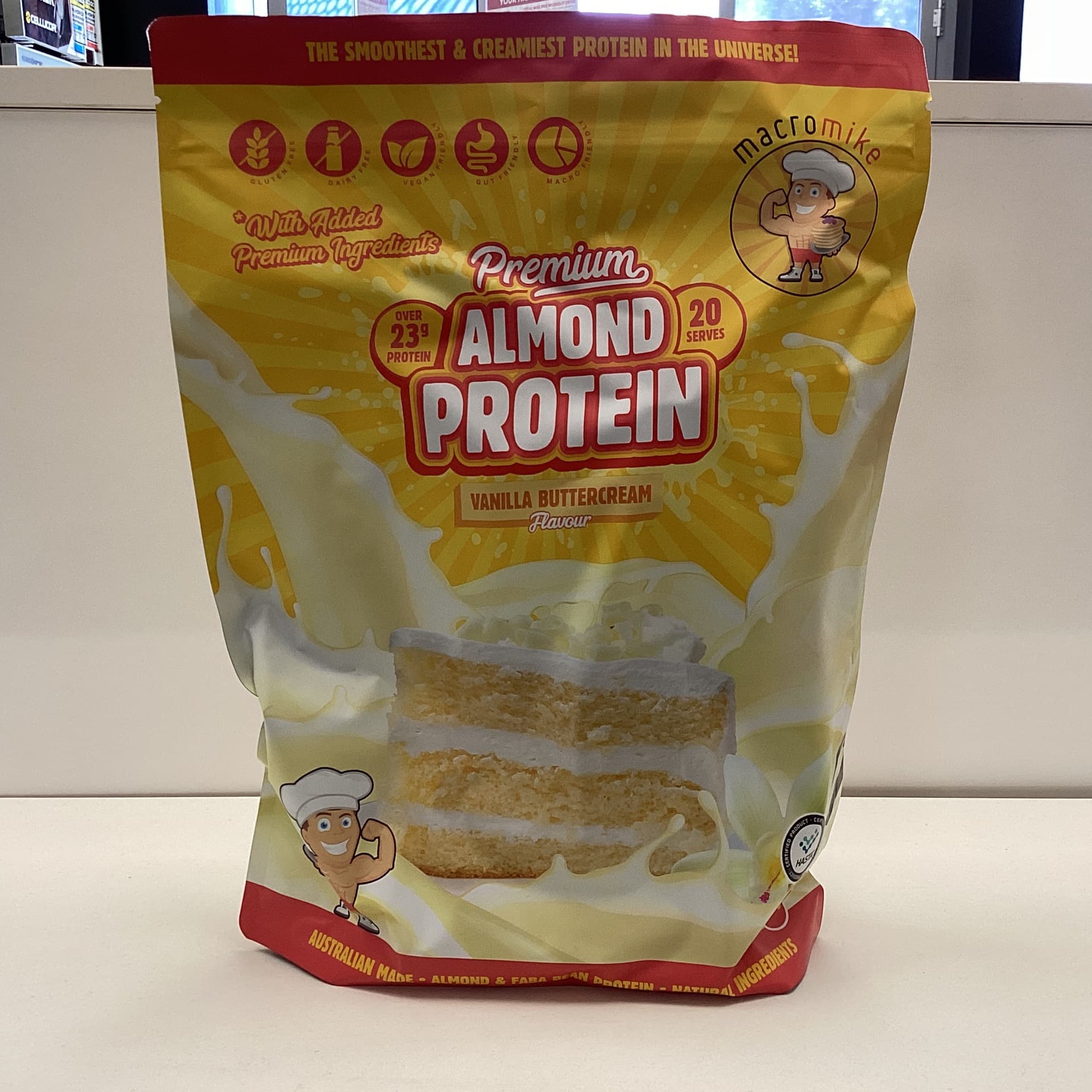 Macro Mike Almond Protein - Vanilla
