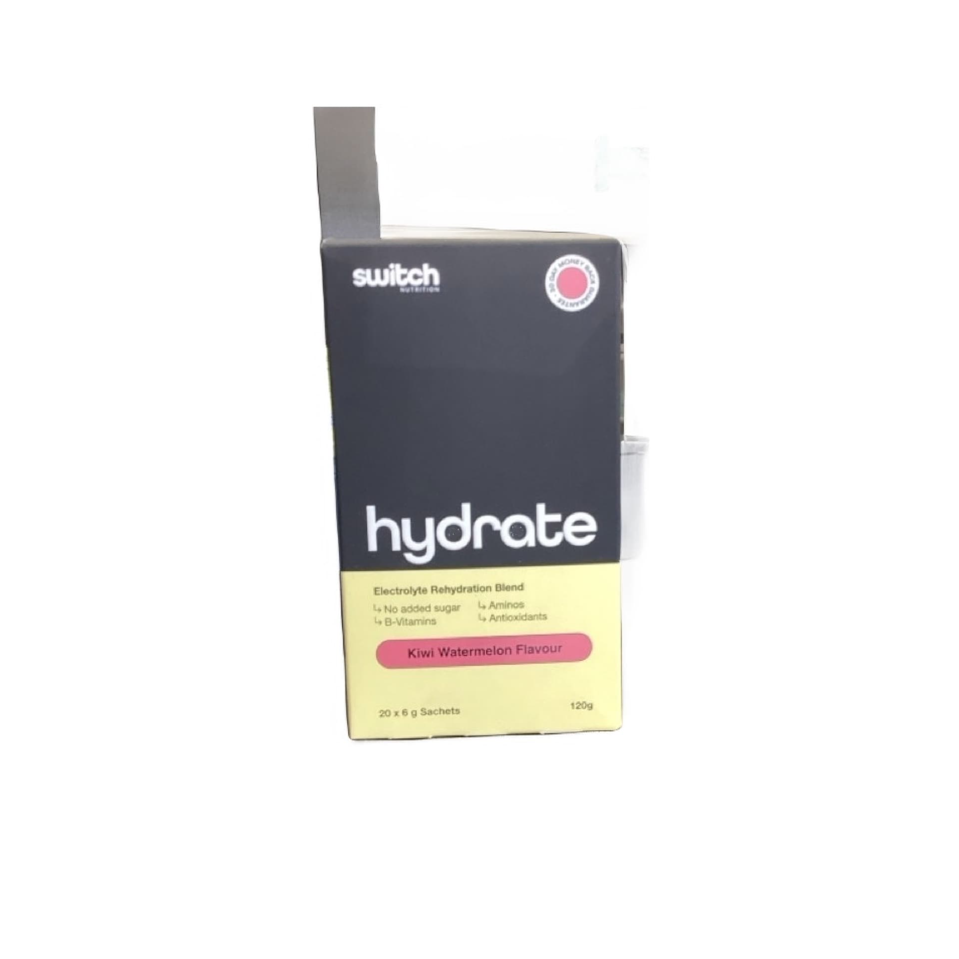 Switch Nutrtion Hydrate Kiwi Watermelon 20 sachet Box