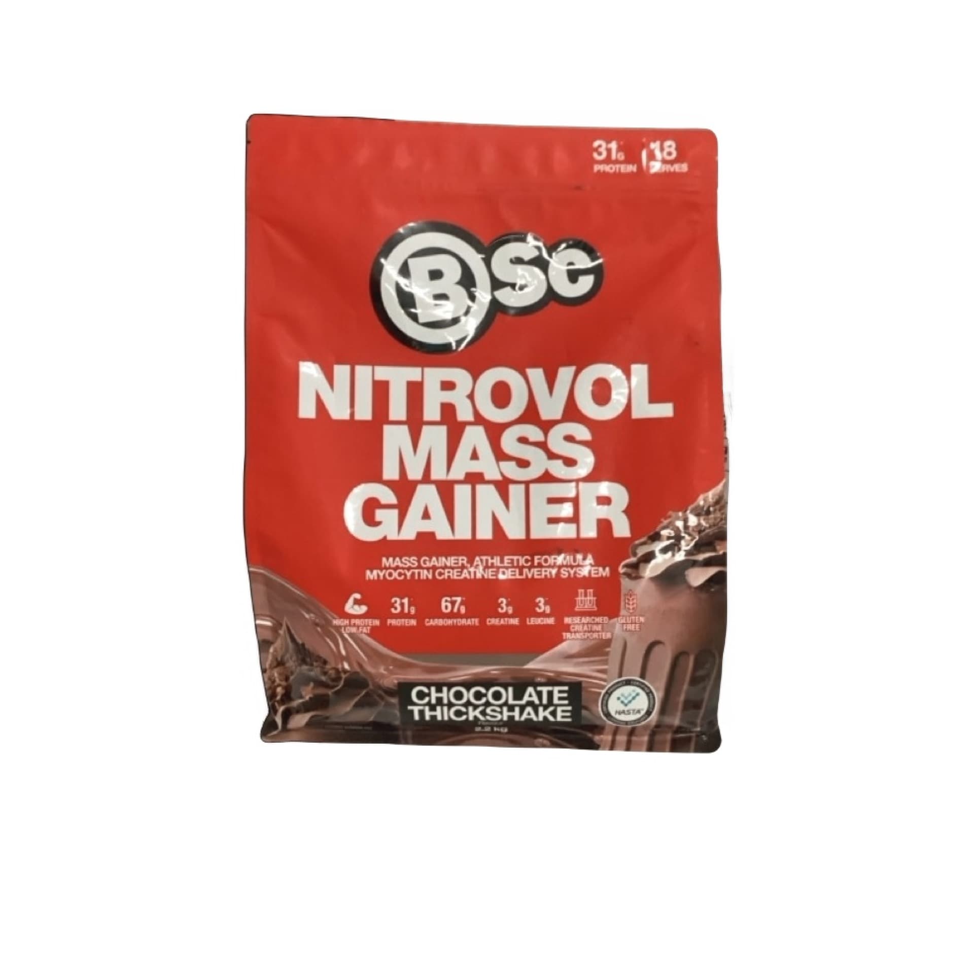 BSC Mass Gainer 2.2kg Chocolate Thickshake
