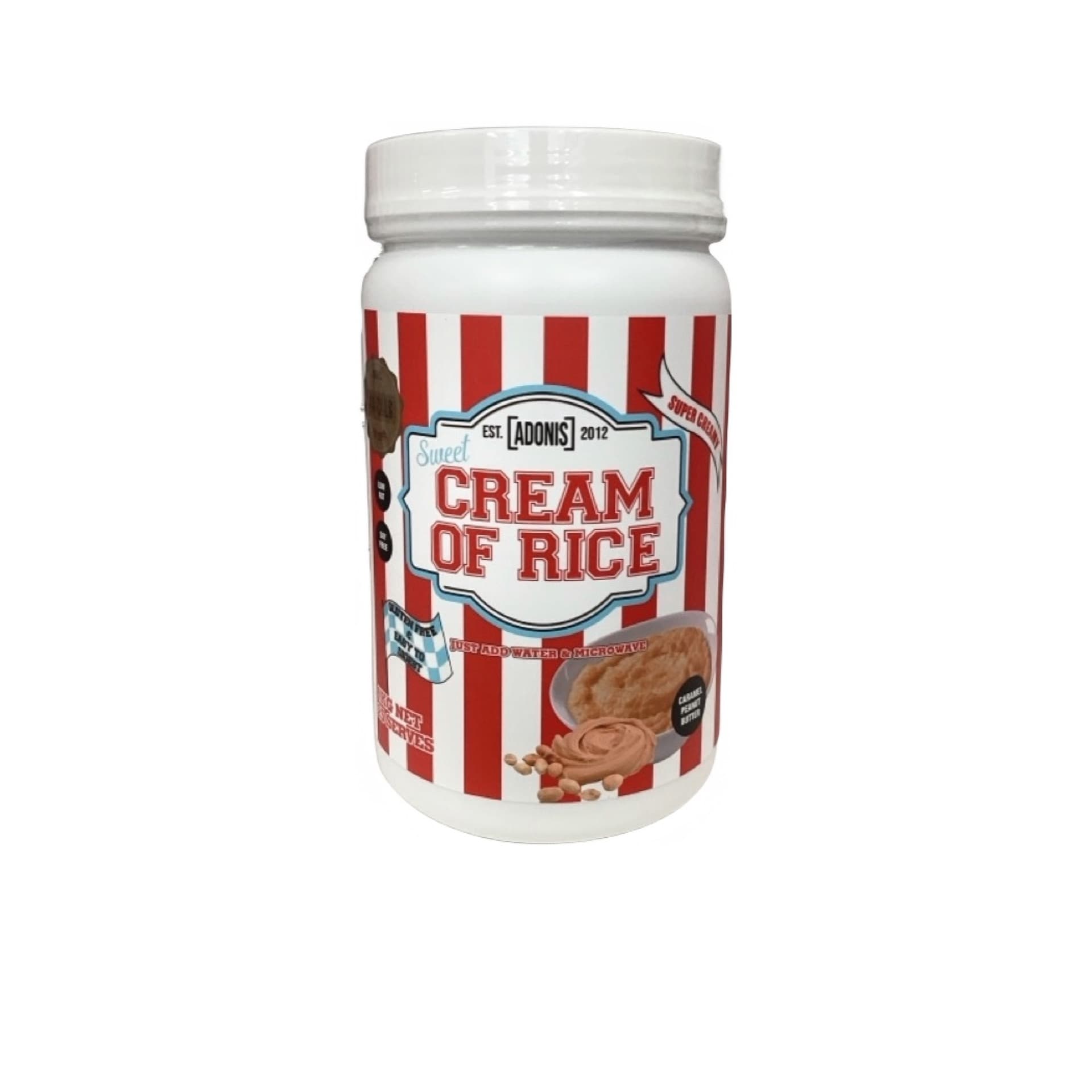 Adonis Cream Of Rice Caramel Peanut Butter 1kg