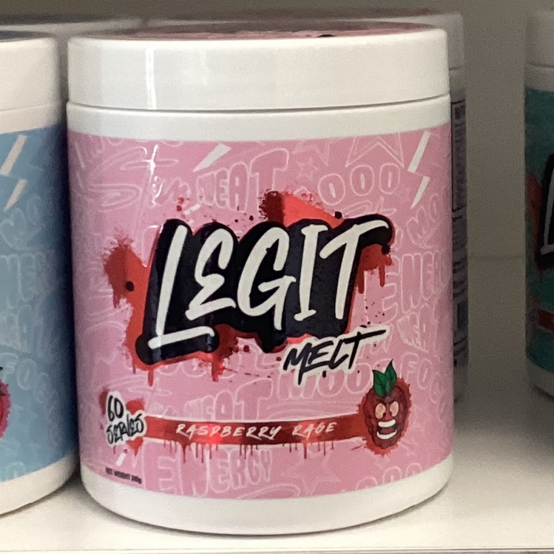 Legit melt 60 serves - raspberry rage