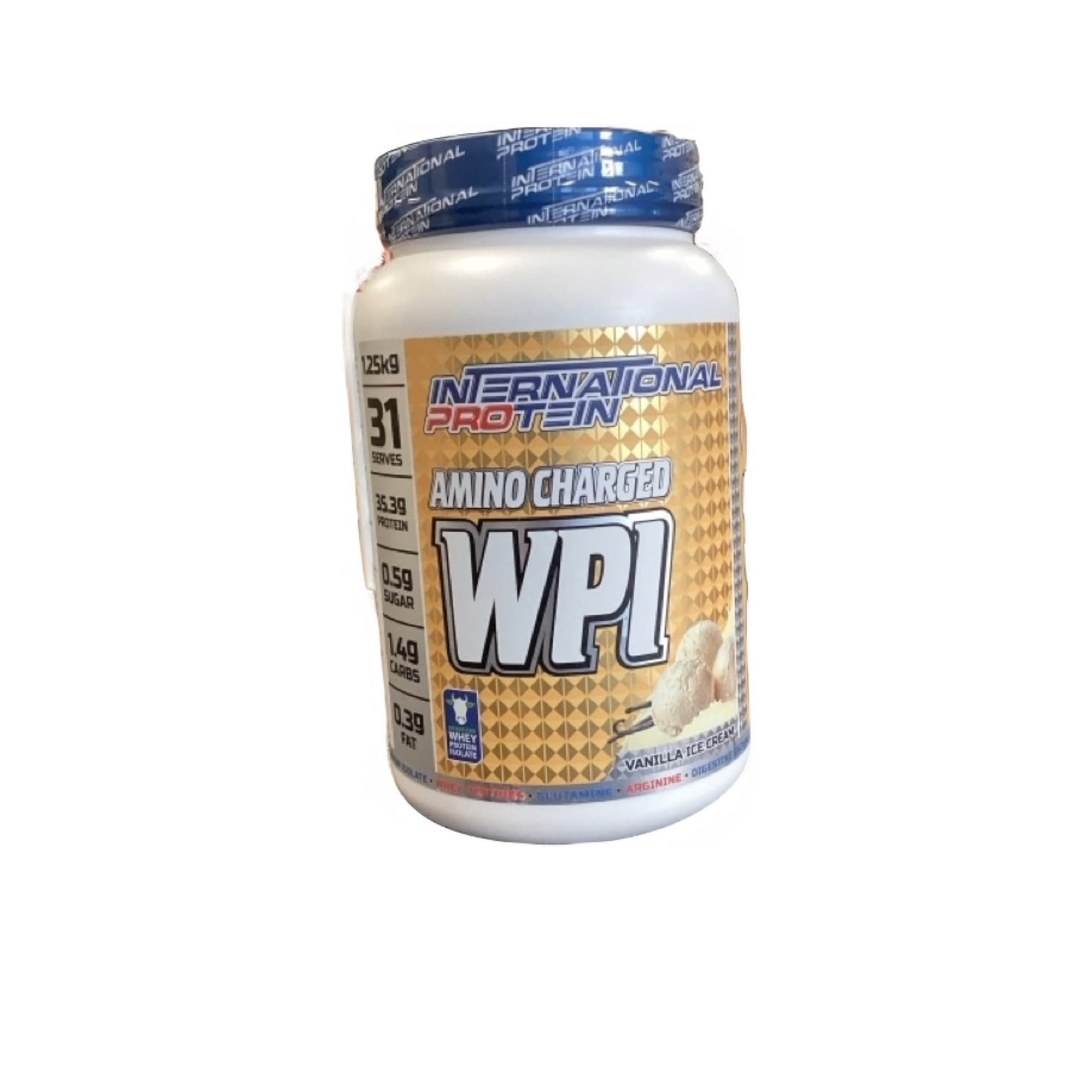 INTERNATIONAL PROTEIN AMINO WPI 1.25kg Vanilla Ice cream