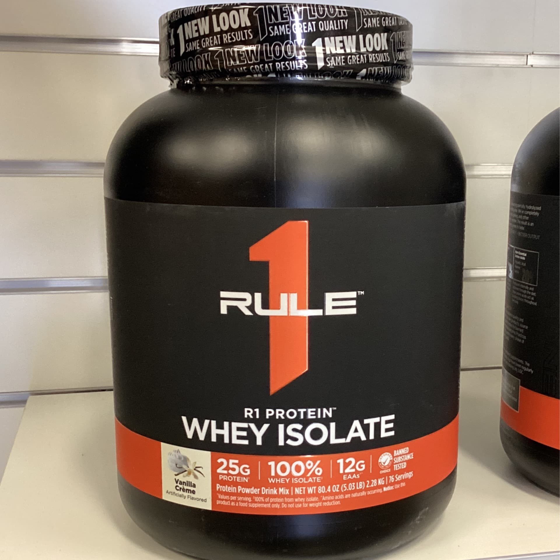 R1 PROTEIN WHEY ISOLATE 5LB VANILLA CREME 76 SERV
