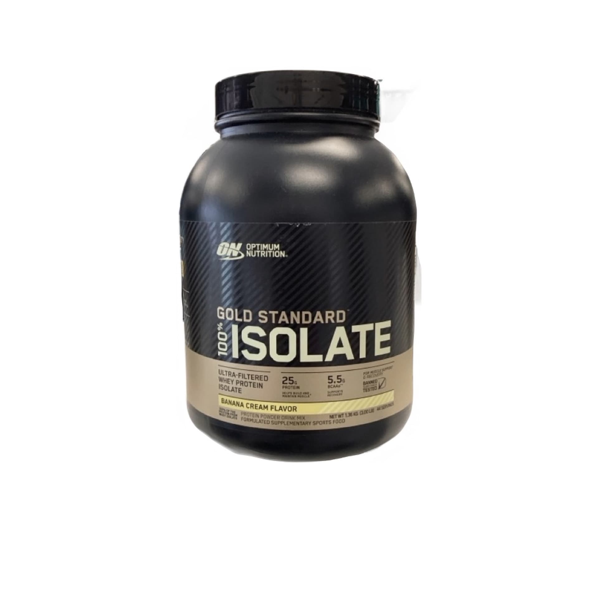 ON GOLD STANDARD 100% ISOLATE 3LB BANANA CREAM