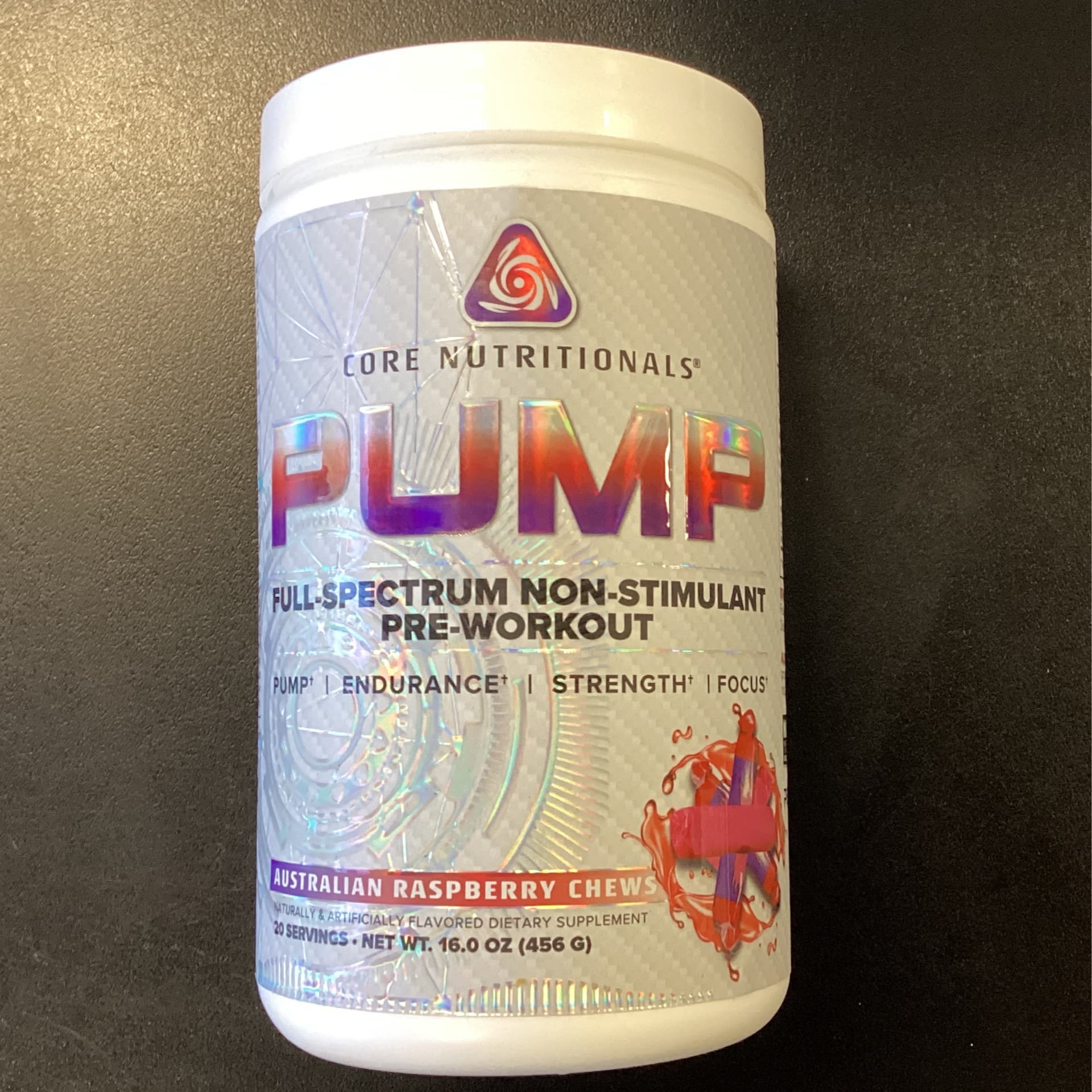 Core Nutritionals Pump Australian Raspberry Chews