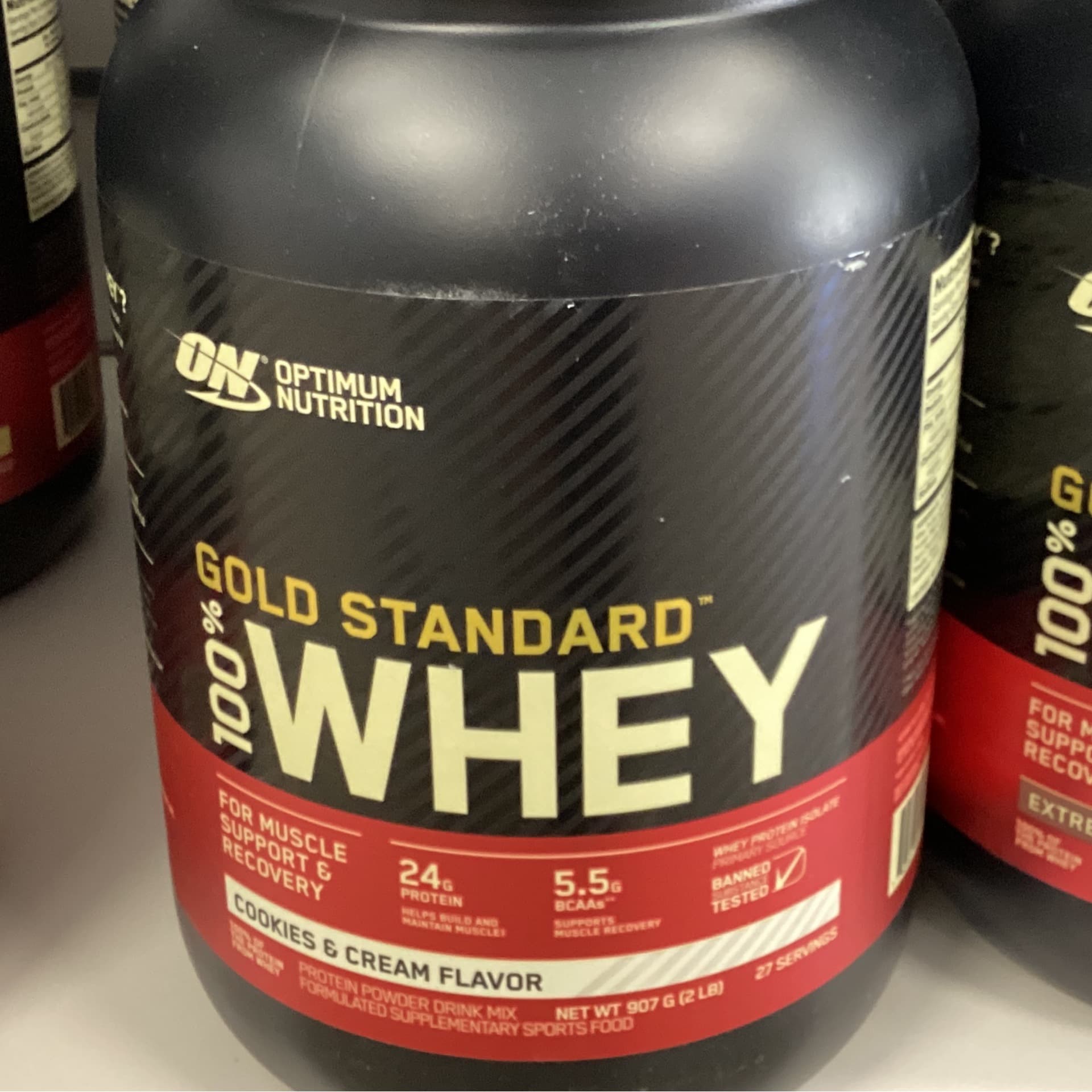 ON GOLD STANDARD 100% WHEY 907G COOKIES & CREAM
