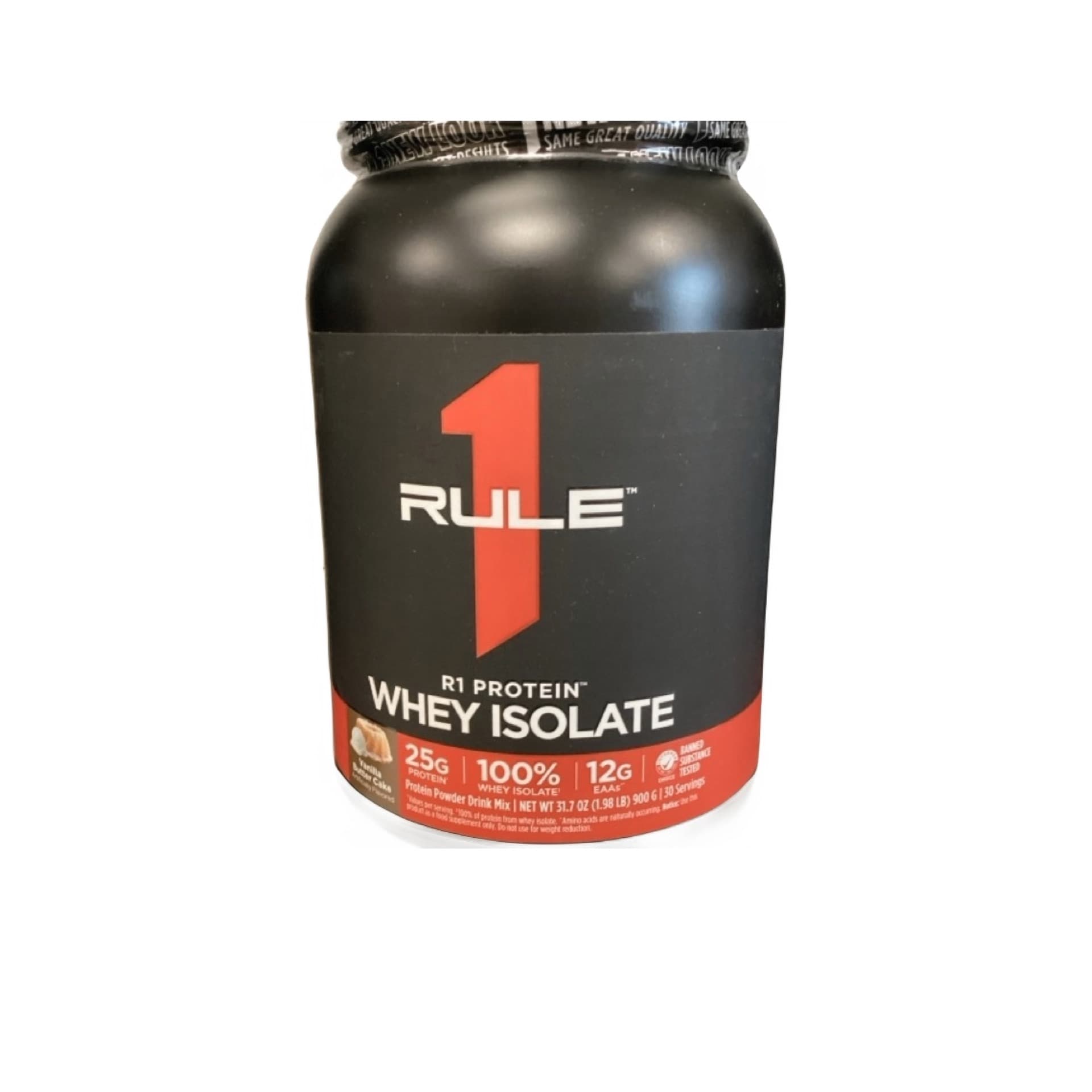 R1 PROTEIN WHEY ISOLATE 2LB VANILLA BUTTER CAKE 30 SERV*
