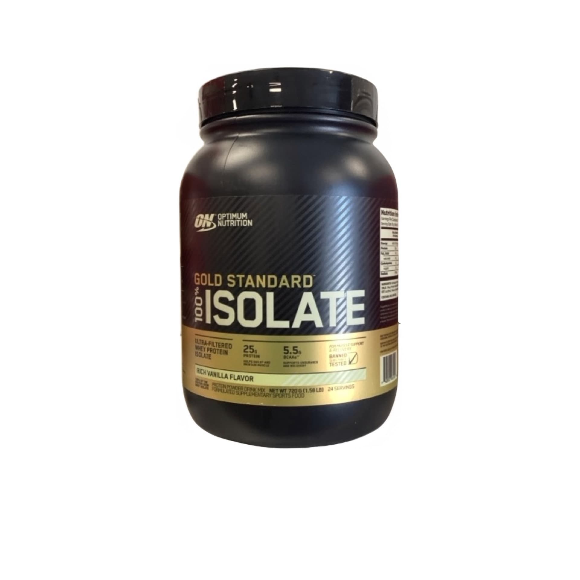 ON GOLD STANDARD 100% ISOLATE 720G VANILLA