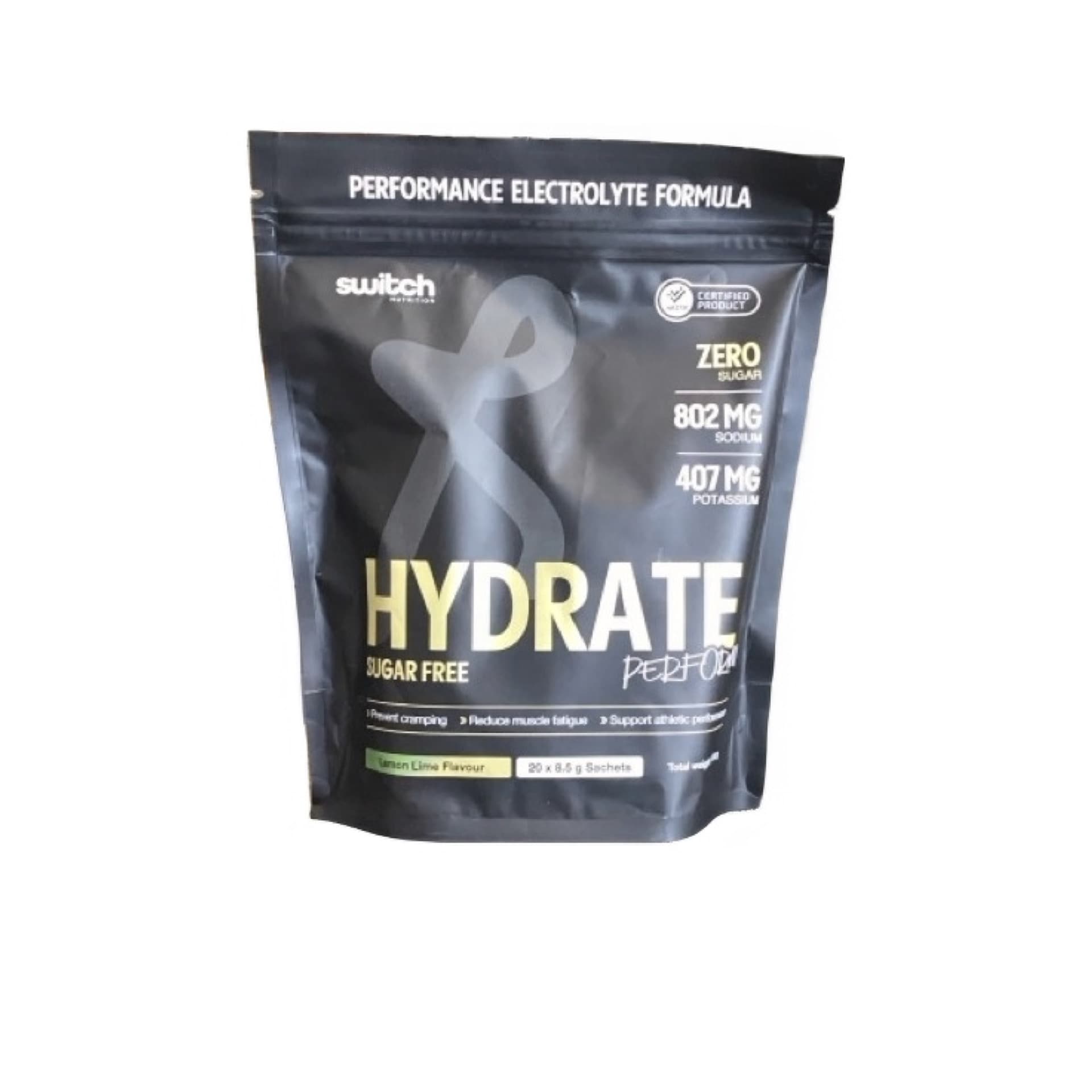 Switch Hydrate Perform Lemon Lime Pouch