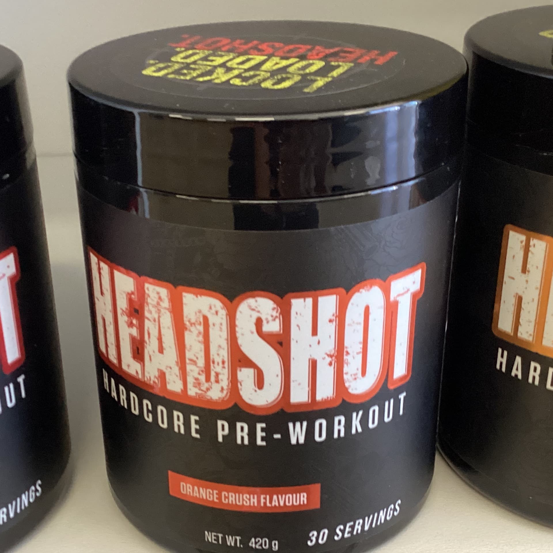 Headshot Hardcore Pre-Workout - Orange Crush